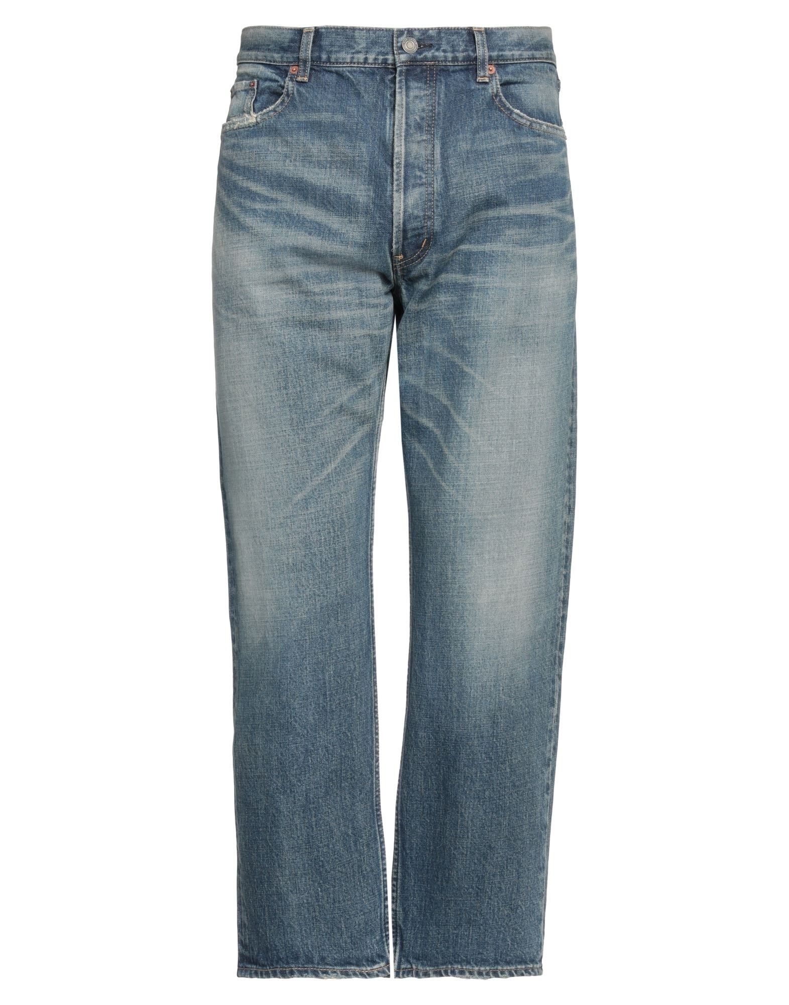 Saint Laurent Paris o1bcso1str0924 Selim Fit Jeans in Blue Size US 33 - 1 Thumbnail