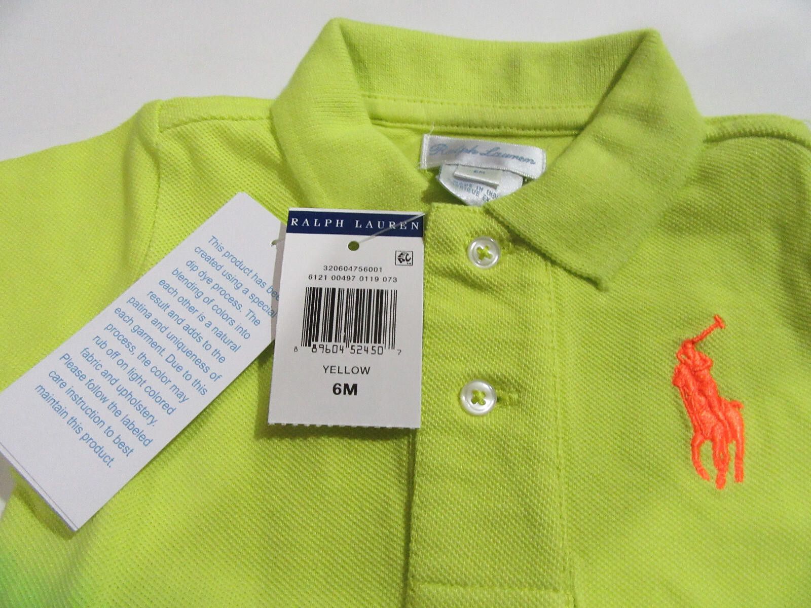 Polo Ralph Lauren Ralph Lauren Polo Baby Boys Short Sleeve Dip Dye Shirt 6M Size US XXS / EU 40 - 3 Thumbnail