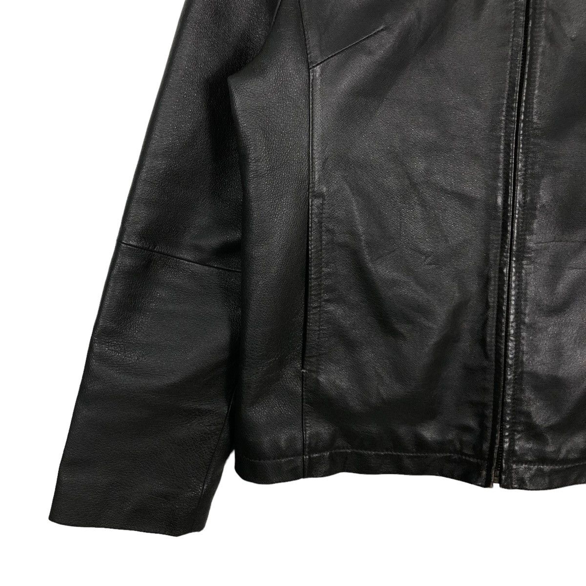Japanese Brand 🔥90’s Vintage Soft Leather Biker Jacket Intensifier Japan Size US L / EU 52-54 / 3 - 4 Thumbnail