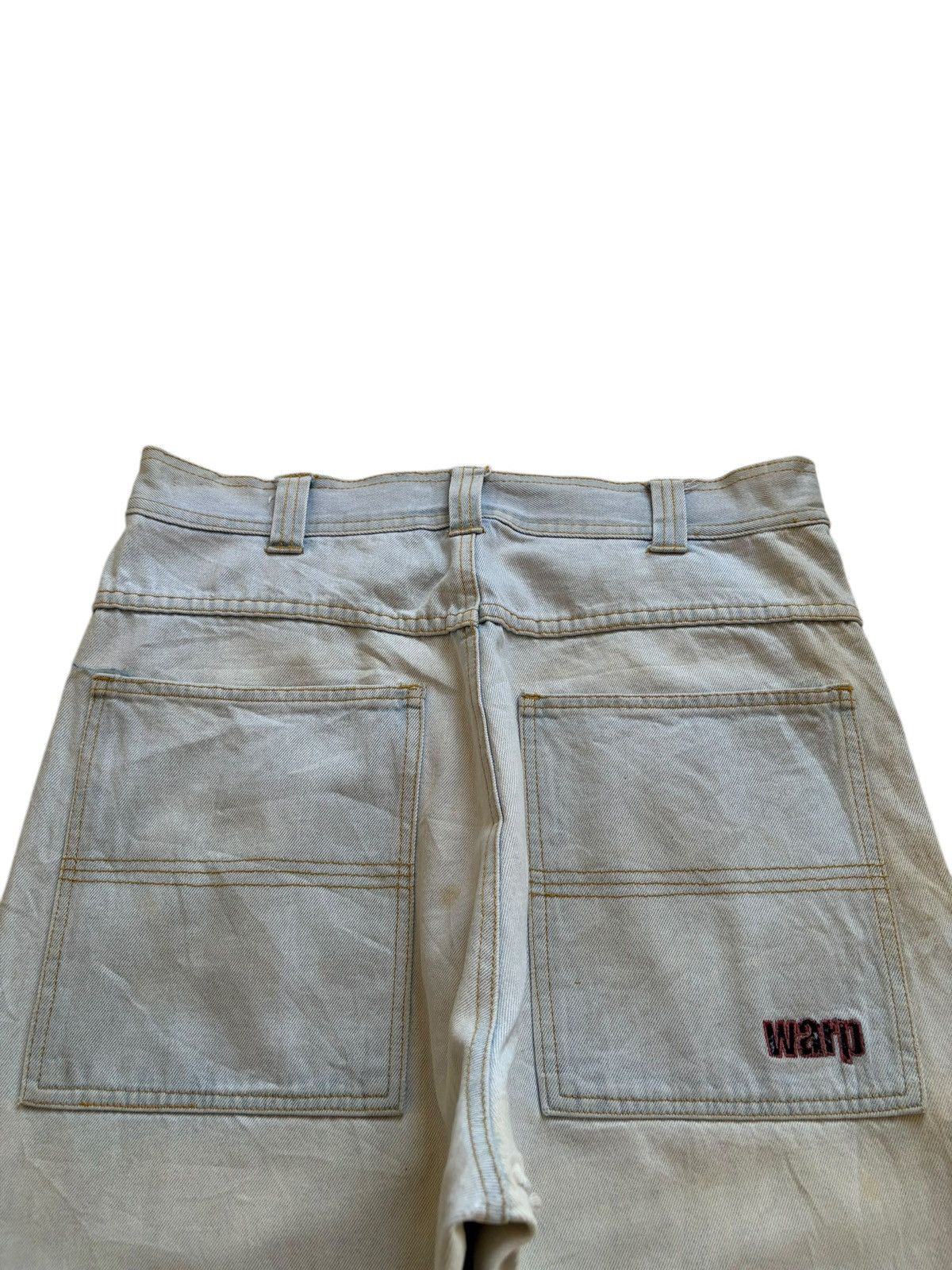 Japanese Brand Vintage Japanese Brand Light Blue Mud Wash Baggy Jeans Size US 32 / EU 48 - 8 Thumbnail