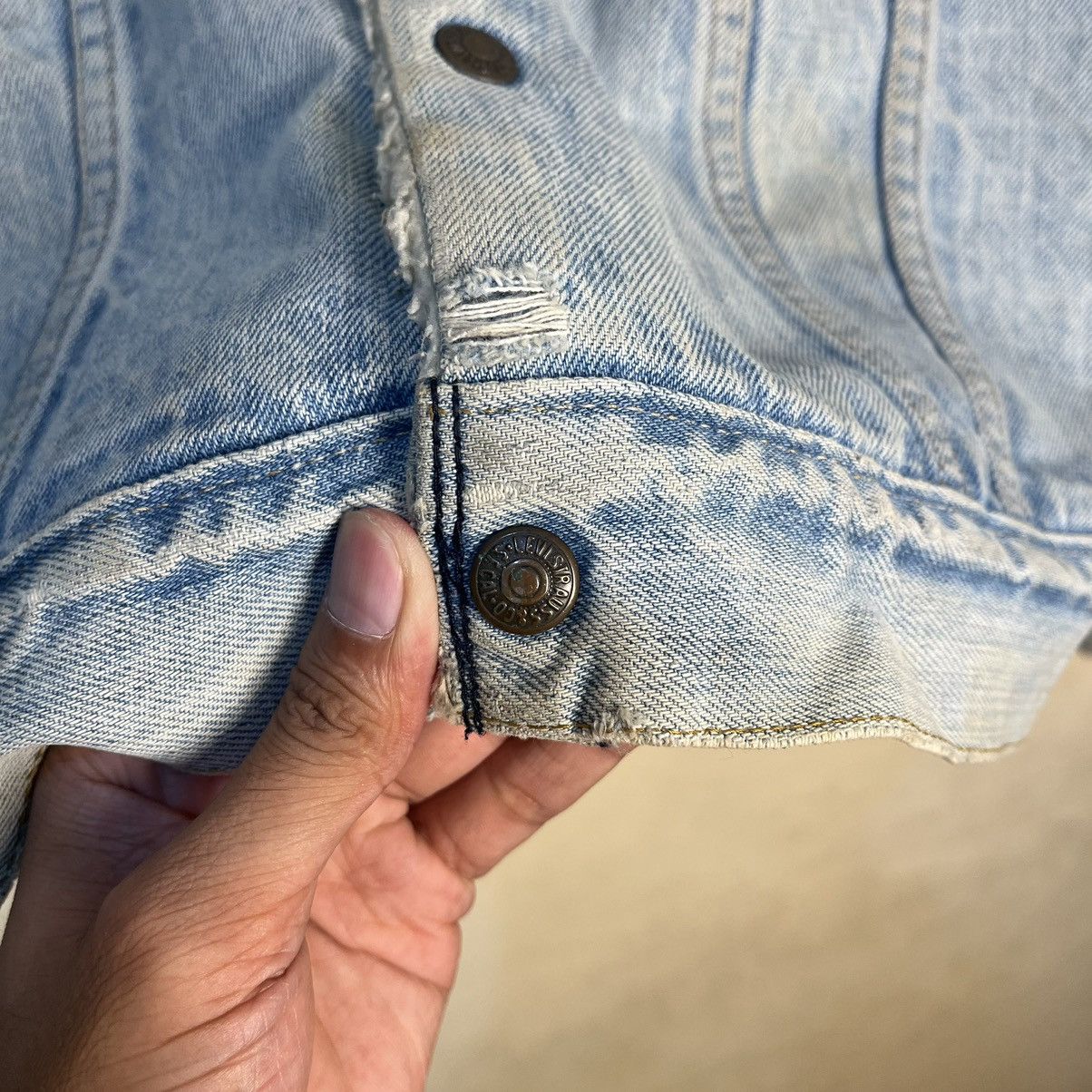 Levi's Vintage Clothing Vintage 1980's Levi's Sherpa Denim Jacket Size US M / EU 48-50 / 2 - 10 Thumbnail