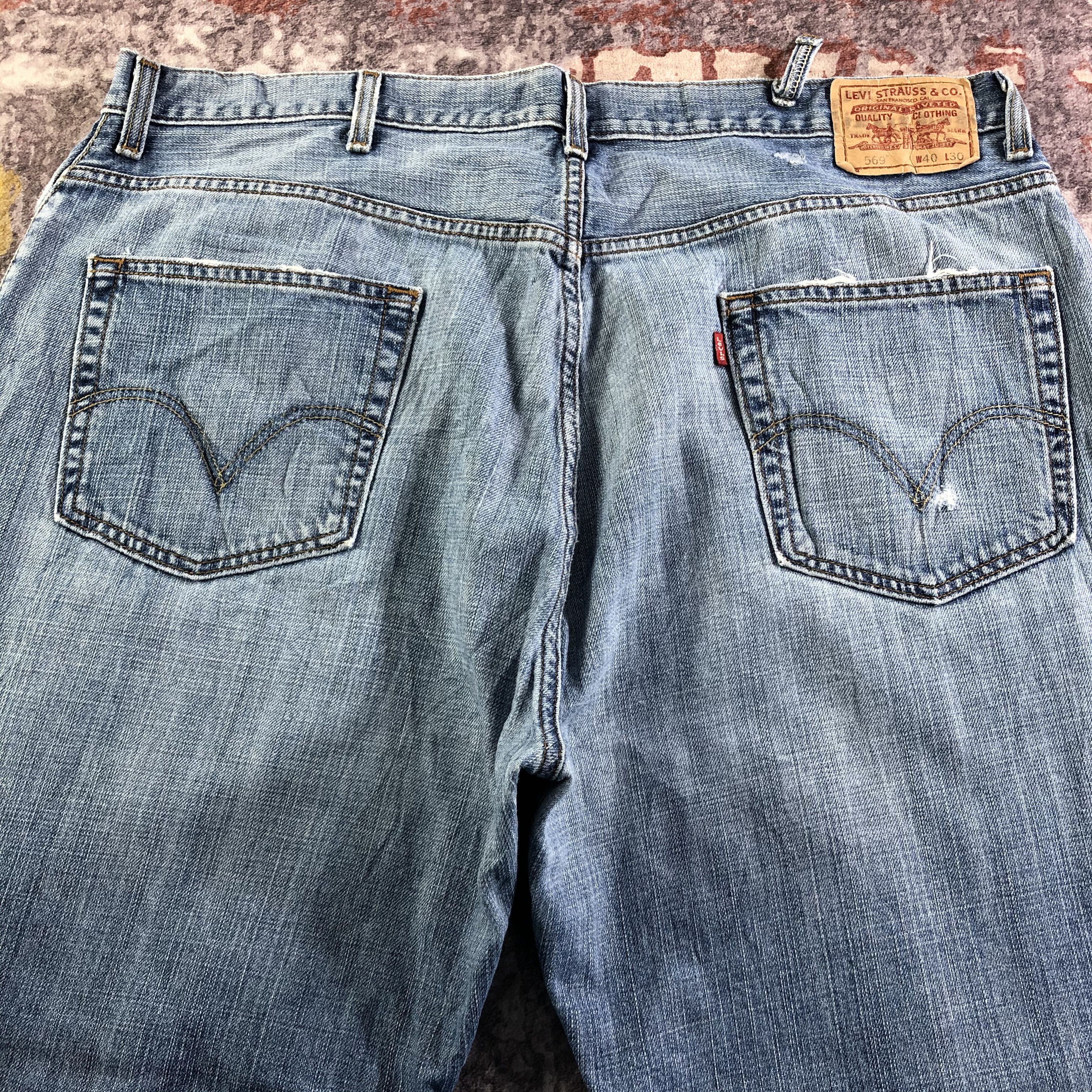 Levi's × Vintage Vintage Blue Wash Levis 569 Jeans-JM3517 Size US 41 - 5 Thumbnail