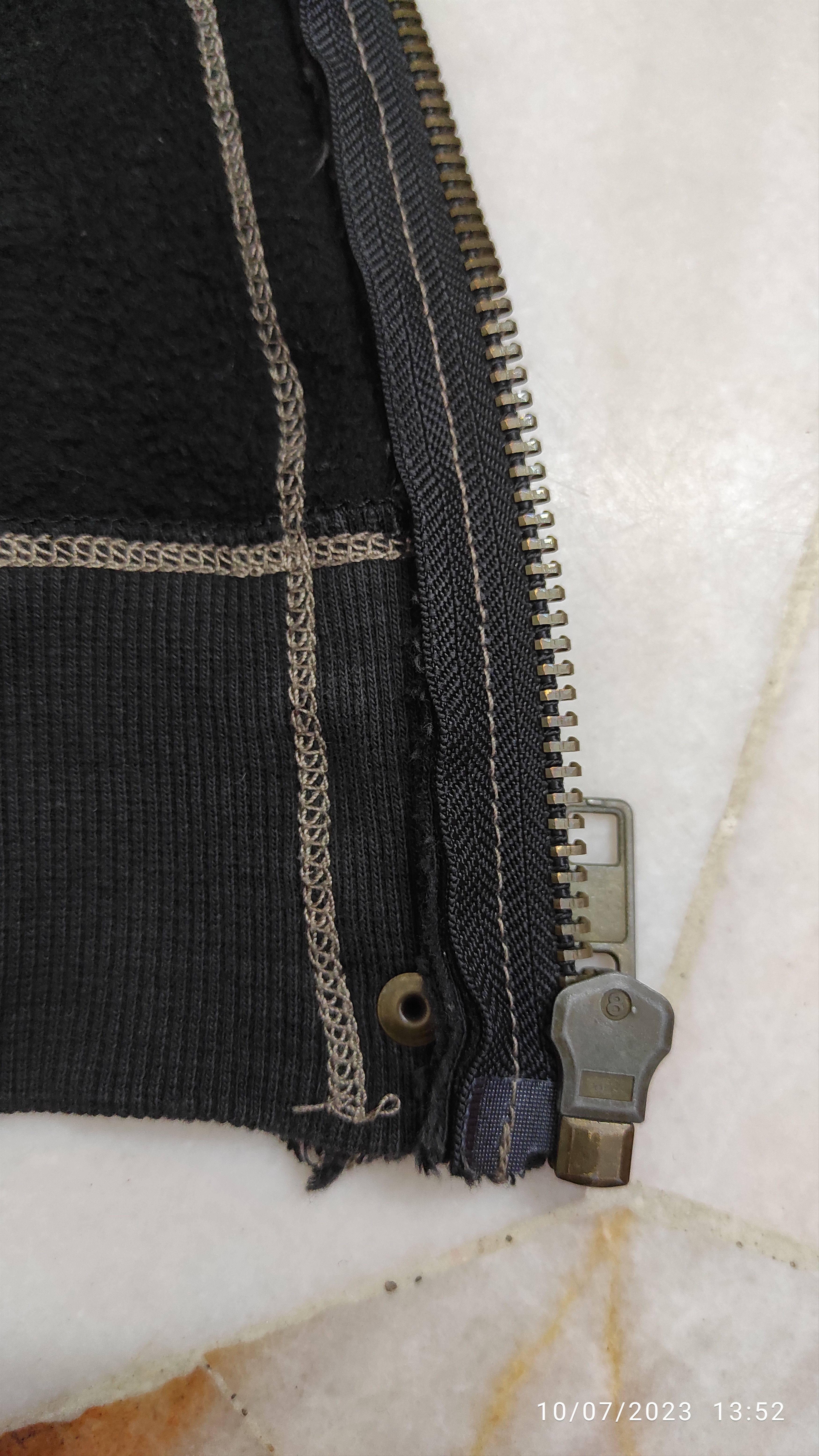 Dsquared2 Vintage 90's DSQUARED² Hagi Fray moleskin zipper jacket Size US L / EU 52-54 / 3 - 13 Thumbnail
