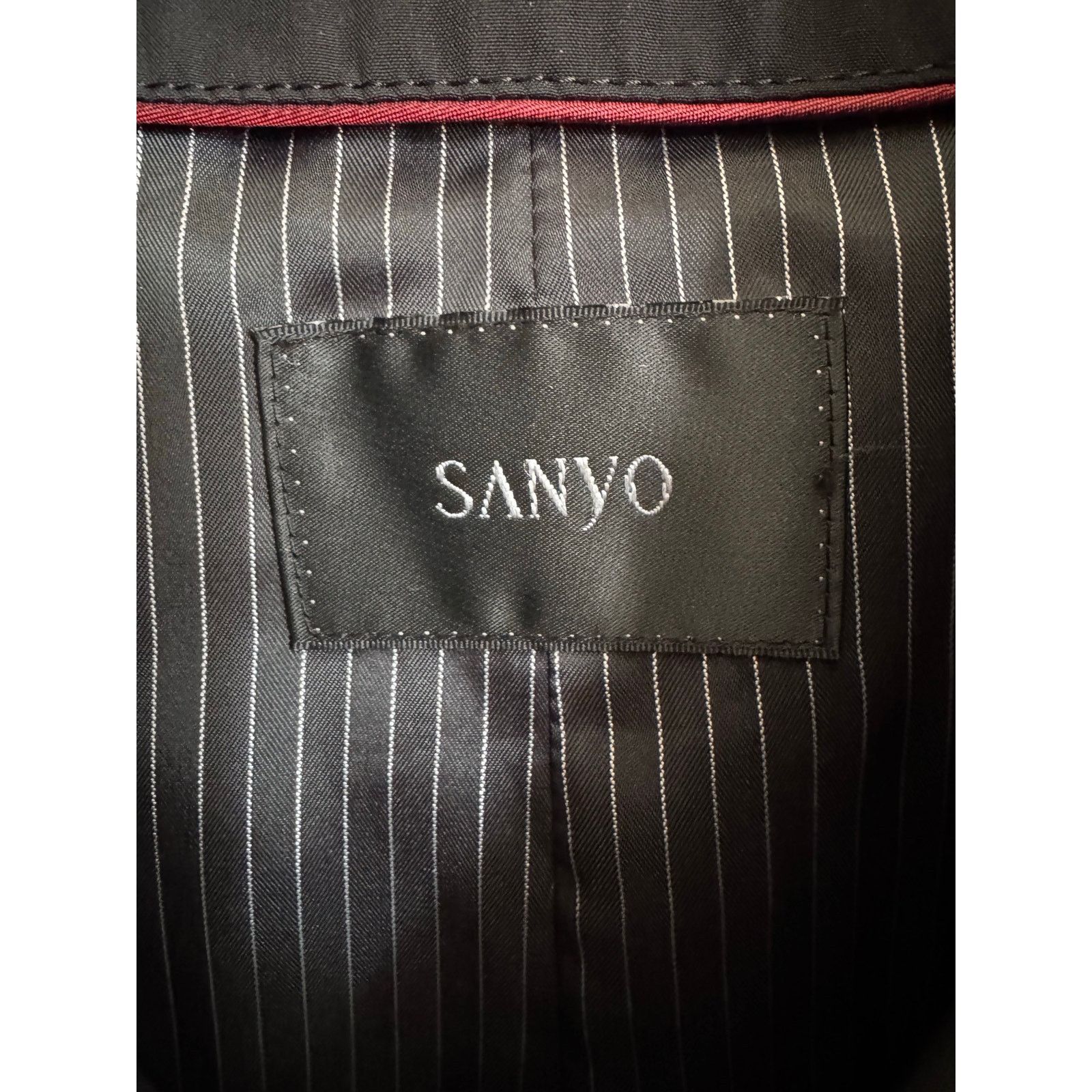Sanyo Sanyo New York preppy black coat removble wool liner 46 R Size US XL / EU 56 / 4 - 10 Thumbnail