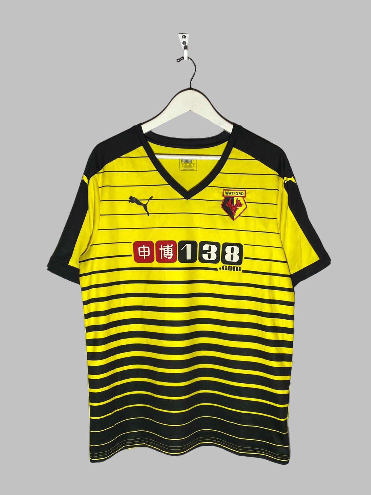 Puma Puma Watford 2015/16 Home Football Shirt Soccer Jersey Size US L / EU 52-54 / 3 - 1 Thumbnail