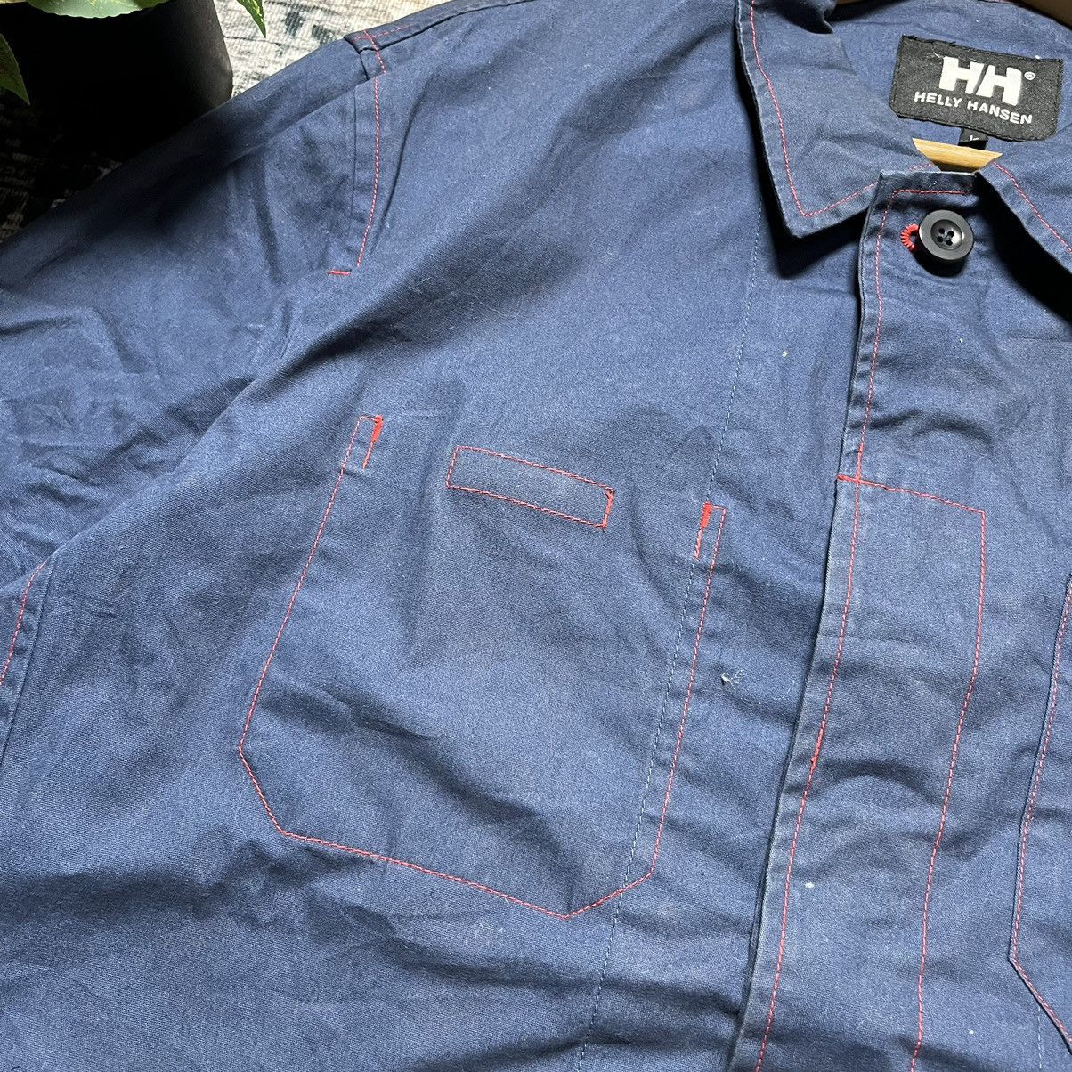 Helly Hansen × Japanese Brand RARE Vintage Helly Hansen Worker Jacket Size US L / EU 52-54 / 3 - 3 Thumbnail