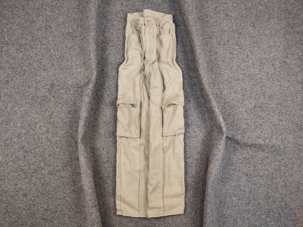 Japanese Brand Vintage Y2K Japanese Bondage Beige Baggy Cargo Denim Pants Size US 30 / EU 46 - 1 Thumbnail