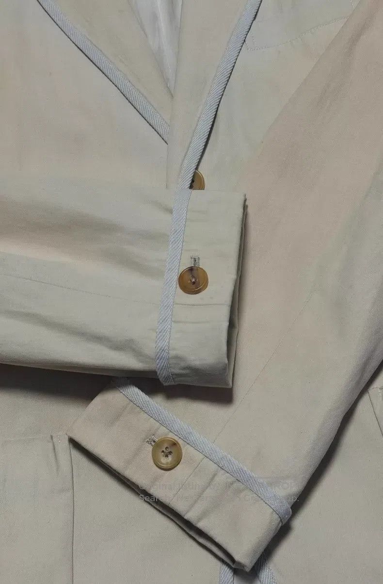 Yohji Yamamoto Yohji Yamamoto size m 88ss Petal Neck Trim Belt blazer Size 40R - 5 Thumbnail