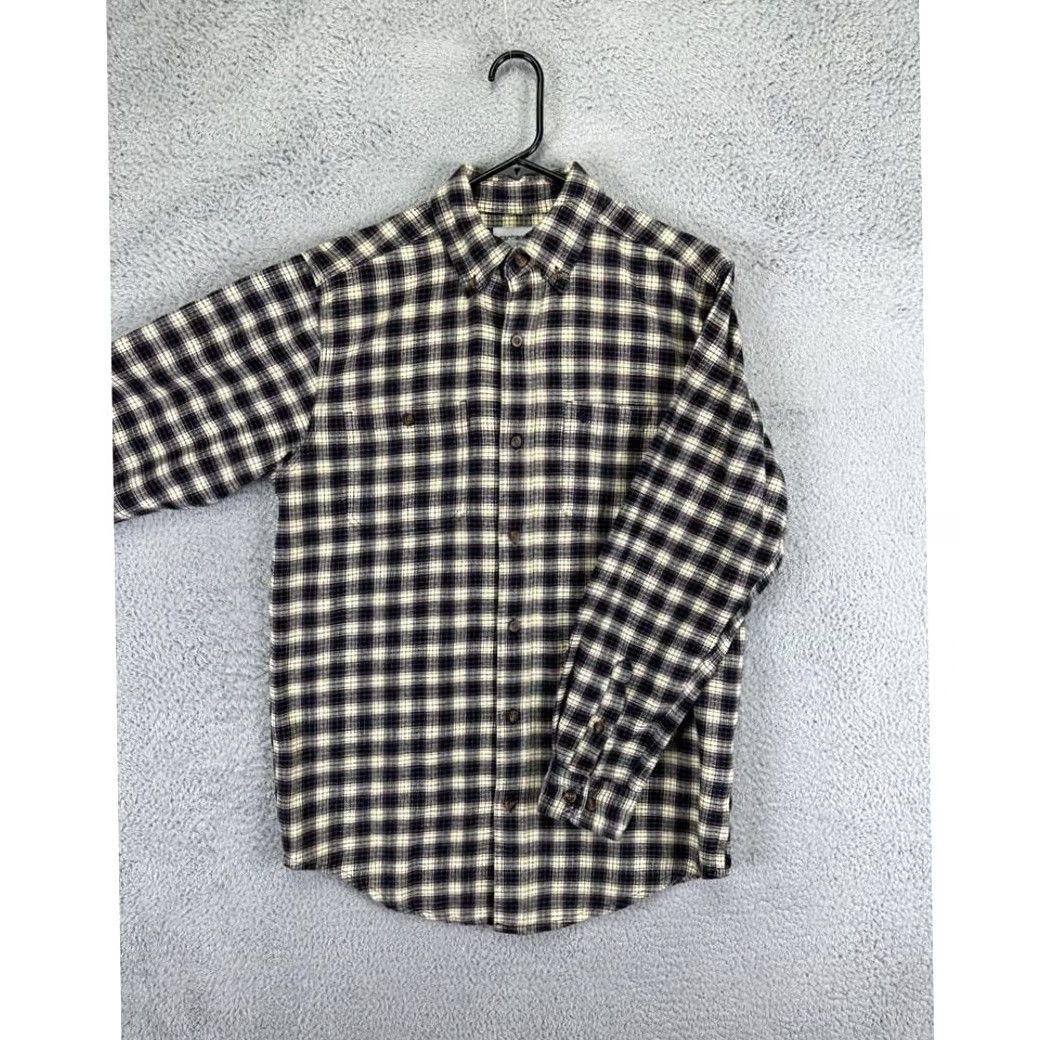 Carhartt Carhartt Flannel Shirt Mens Medium Black Yellow Plaid Button-Down Casual Size US M / EU 48-50 / 2 - 3 Thumbnail