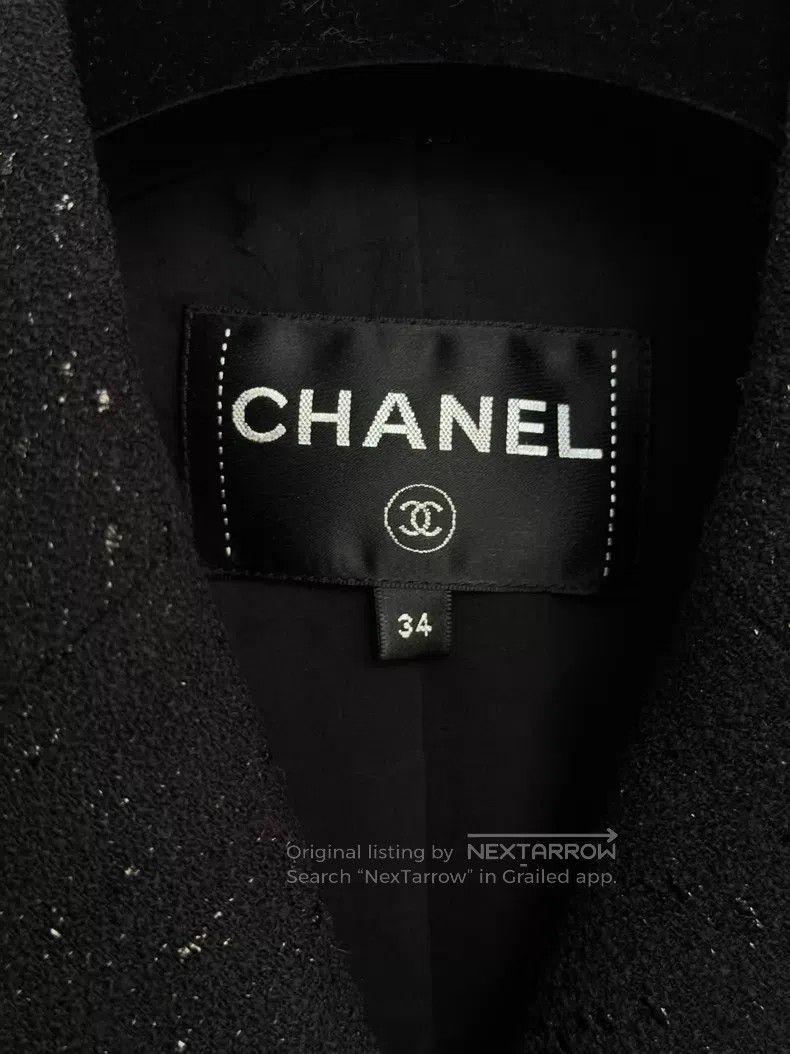 Chanel Chanel Cruise Series Black Flash Double-breasted Suit Jack Size XXS / US 00 / IT 34 - 6 Thumbnail