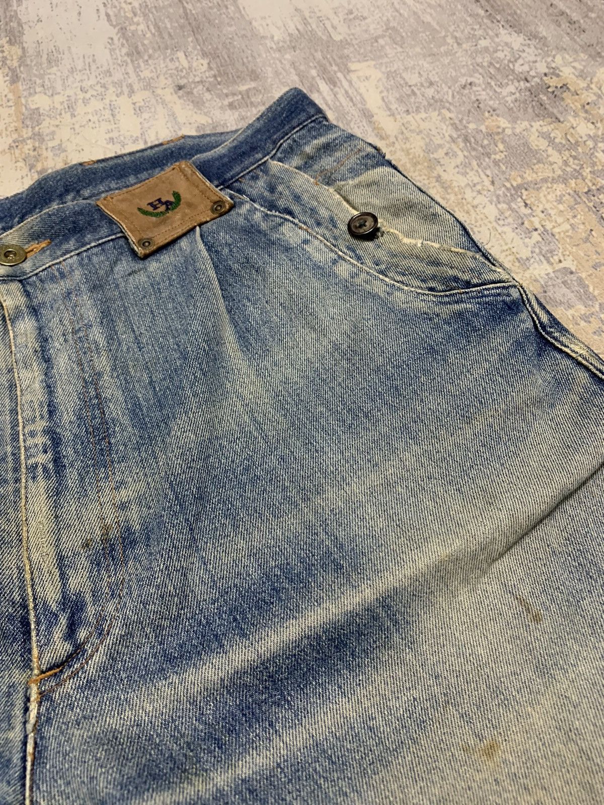 Hysteric Glamour Vintage Japanese Brand Distressed Baggy Style Jeans 36x28 Size US 36 / EU 52 - 9 Thumbnail