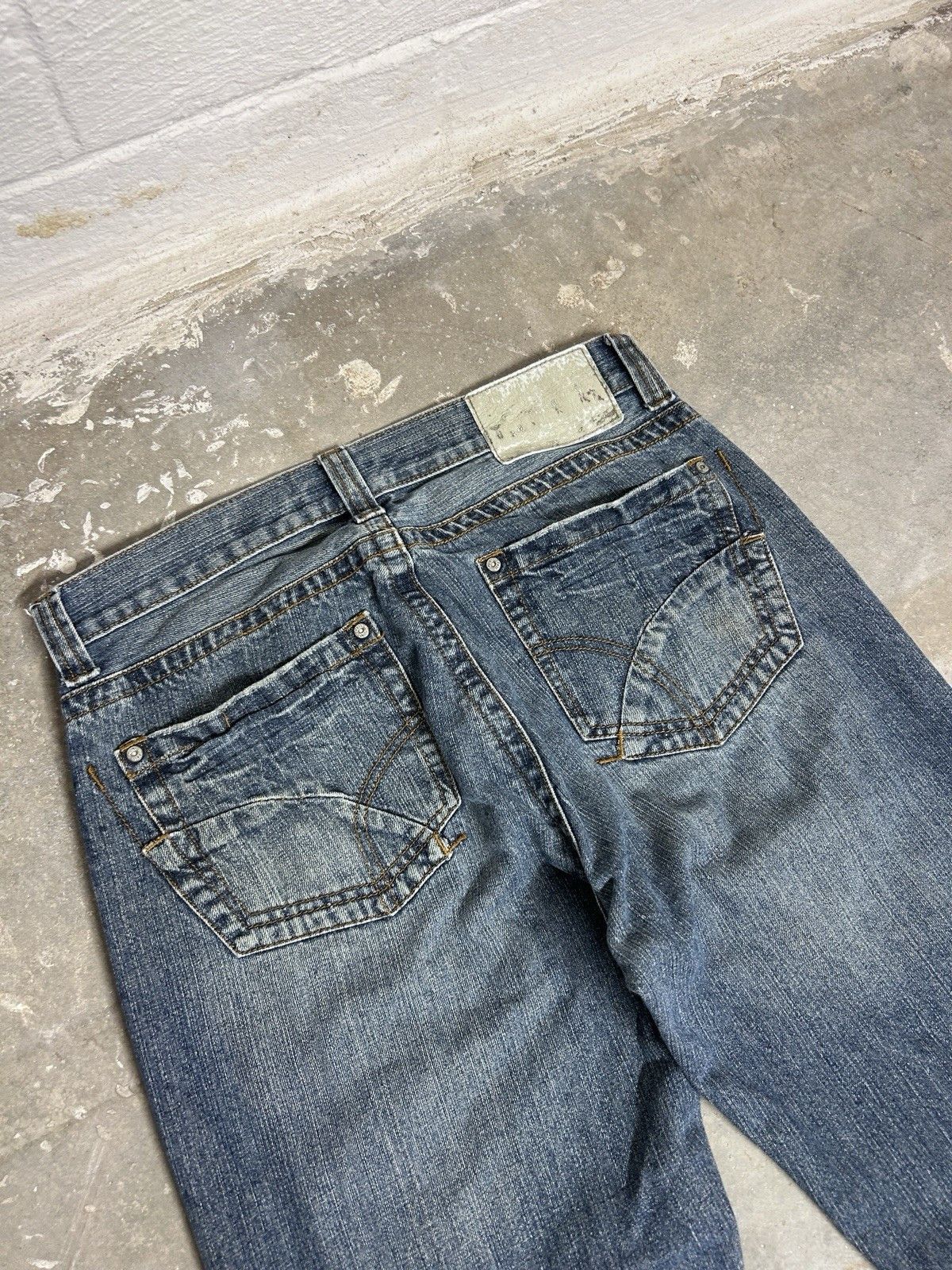 Point Zero Vintage Y2K Point Zero Straight Skater Grunge Denim Jeans Size US 32 / EU 48 - 2 Thumbnail
