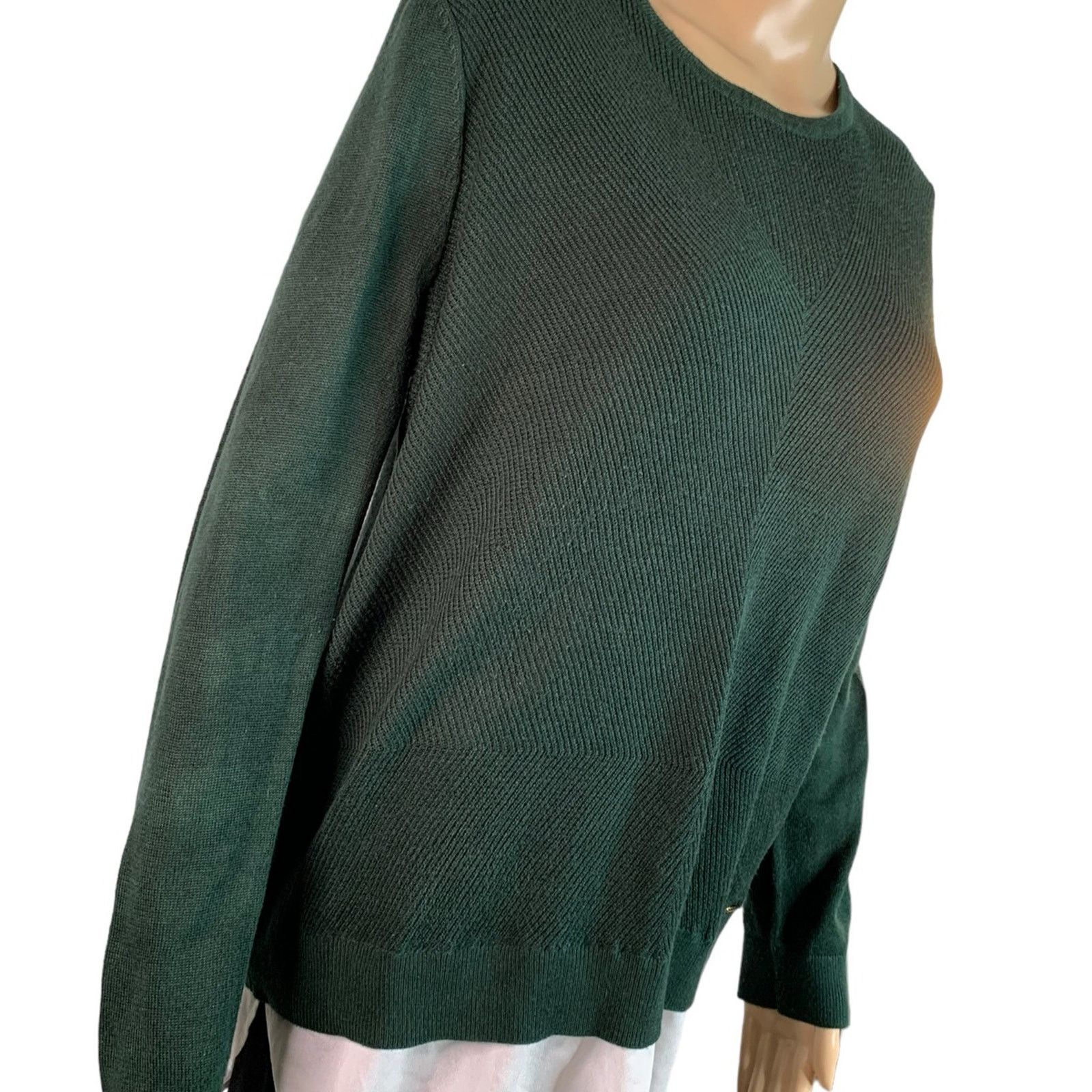 Calvin Klein Calvin Klein Women’s Size Medium Sweater knit Layered FLAW Size M / US 6-8 / IT 42-44 - 4 Thumbnail