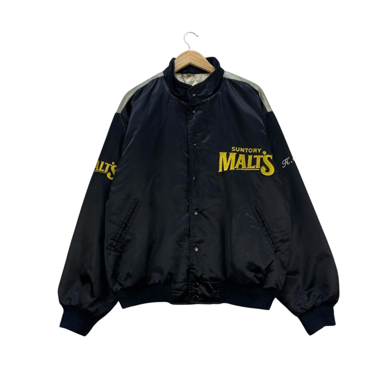 Japanese Brand 💥 vintage Suntory Malt's Baseball Team Bomber jacket Size US M / EU 48-50 / 2 - 1 Thumbnail
