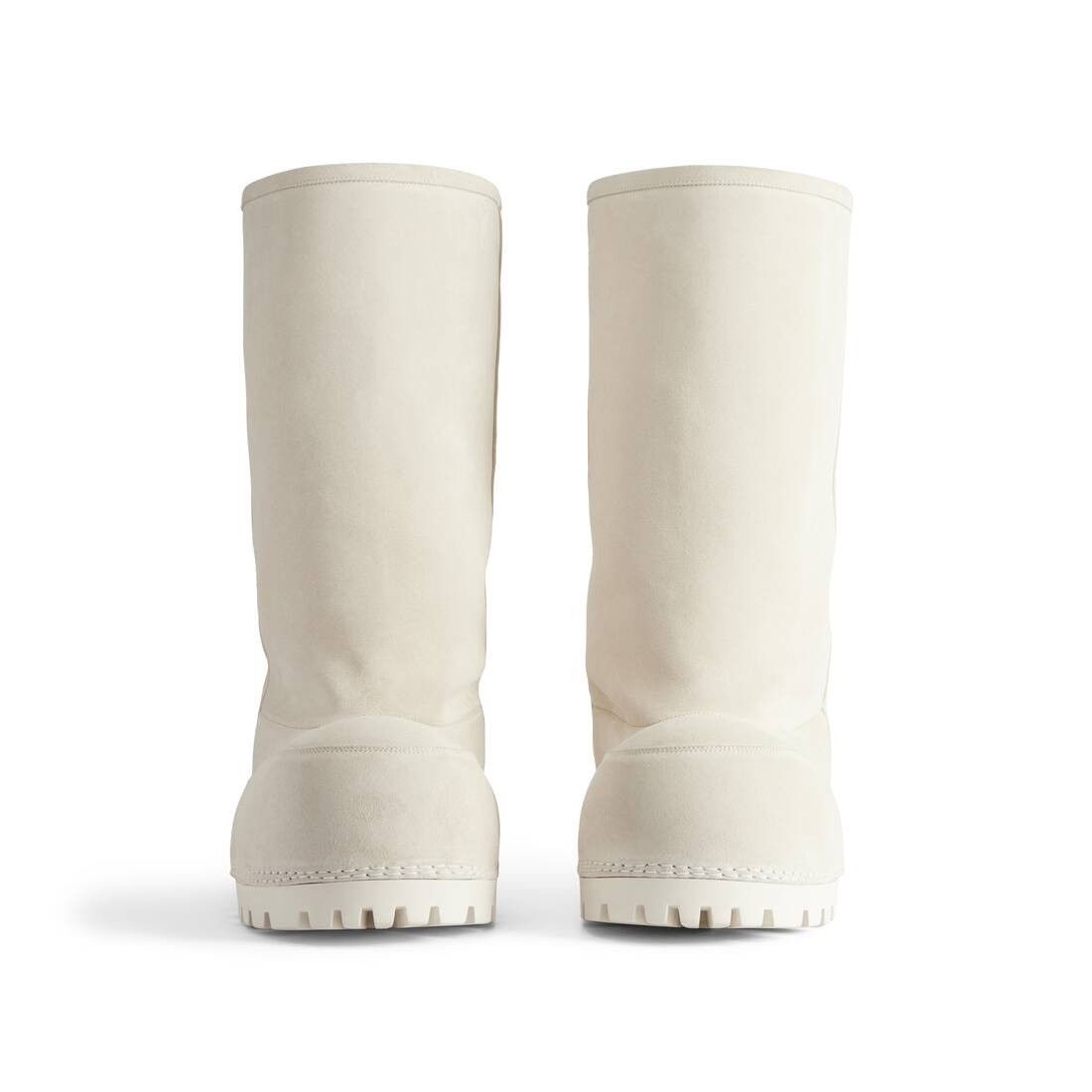 Balenciaga o1bcso1str1025 Alaska Fur High Boots in White Size US 8 / IT 38 - 3 Thumbnail