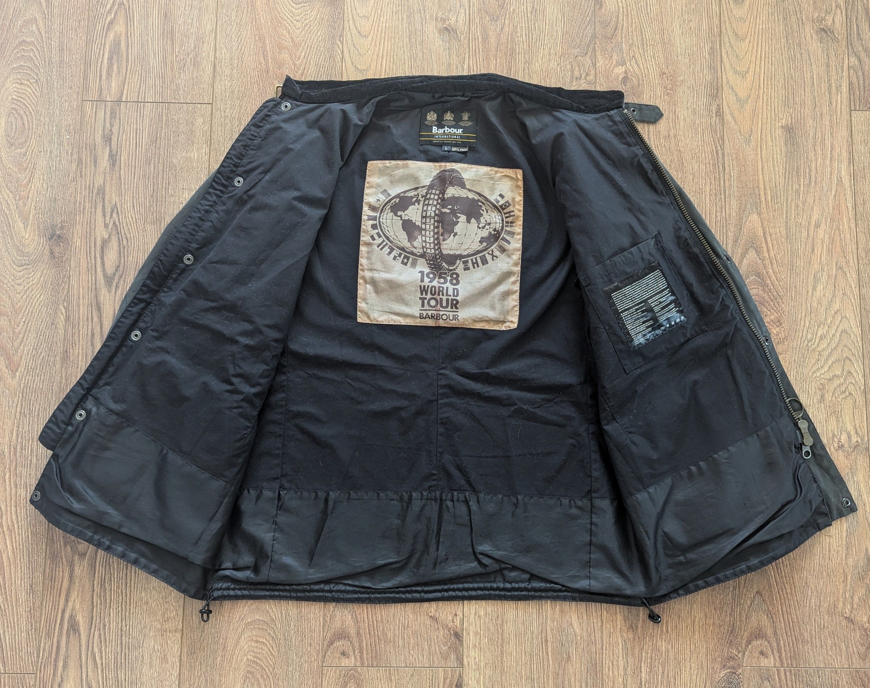 Barbour Barbour Saxony International 1958 World Tour Waxed Cotton Size US L / EU 52-54 / 3 - 12 Thumbnail