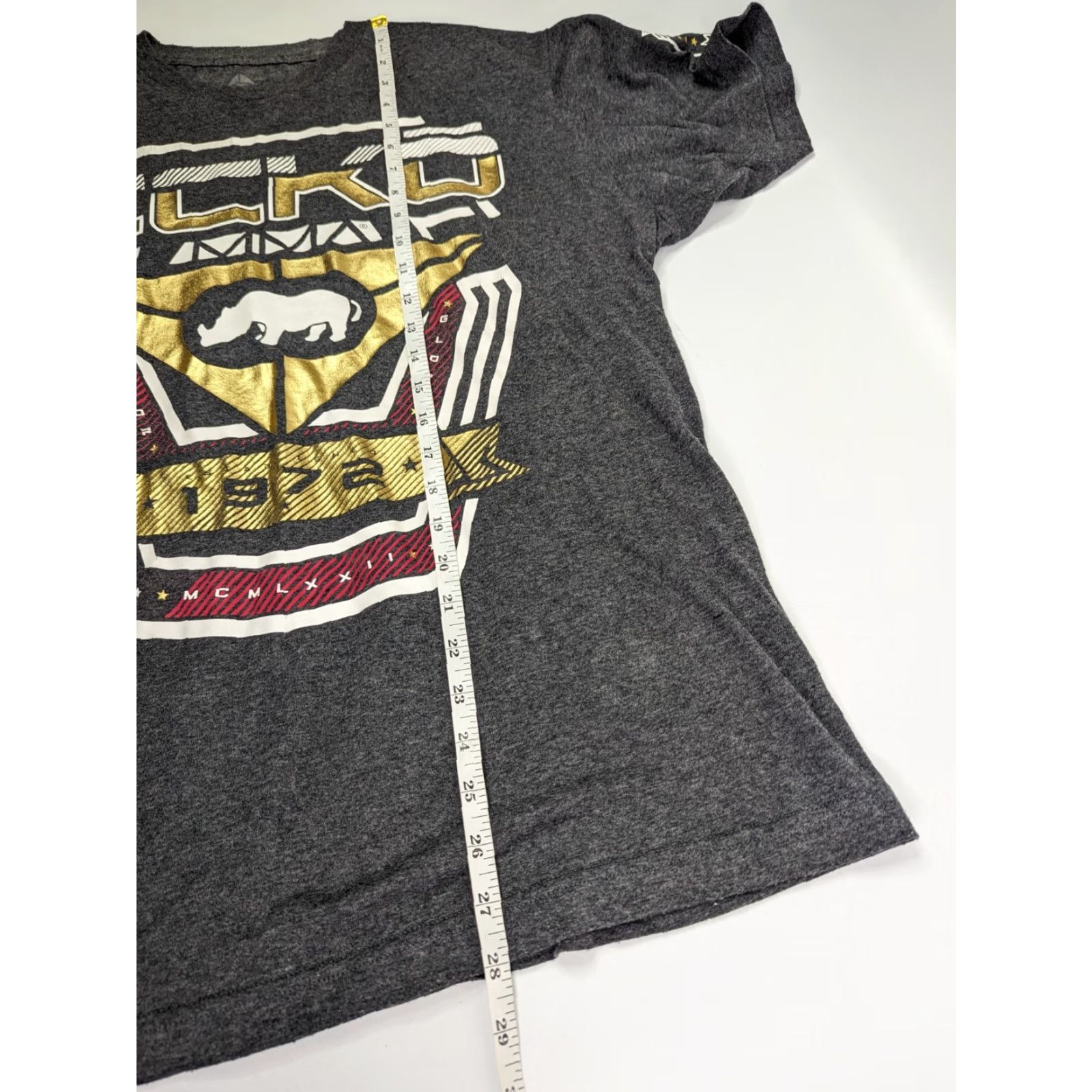 Ecko Unltd. VINTAGE Ecko Unltd Unlimited MMA T-Shirt Men Large Gray Gold Muscle Shirt Size US L / EU 52-54 / 3 - 3 Thumbnail