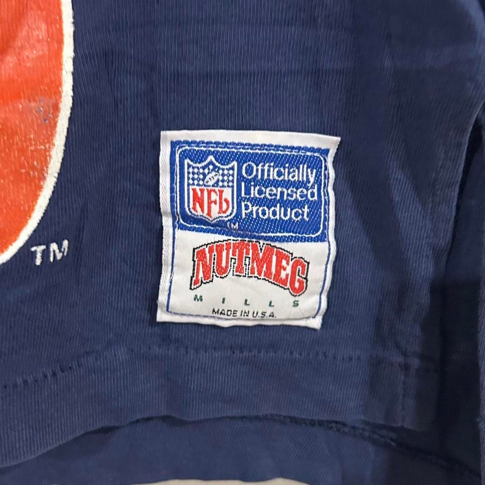 Nutmeg Vintage Nutmeg Chicago Bears Pocket Tee Shirt Size US XL / EU 56 / 4 - 4 Thumbnail