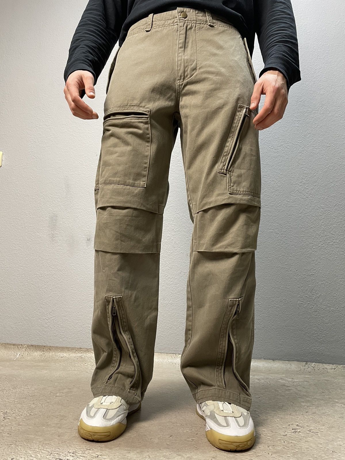 Double Belted Vintage Cargo Pants