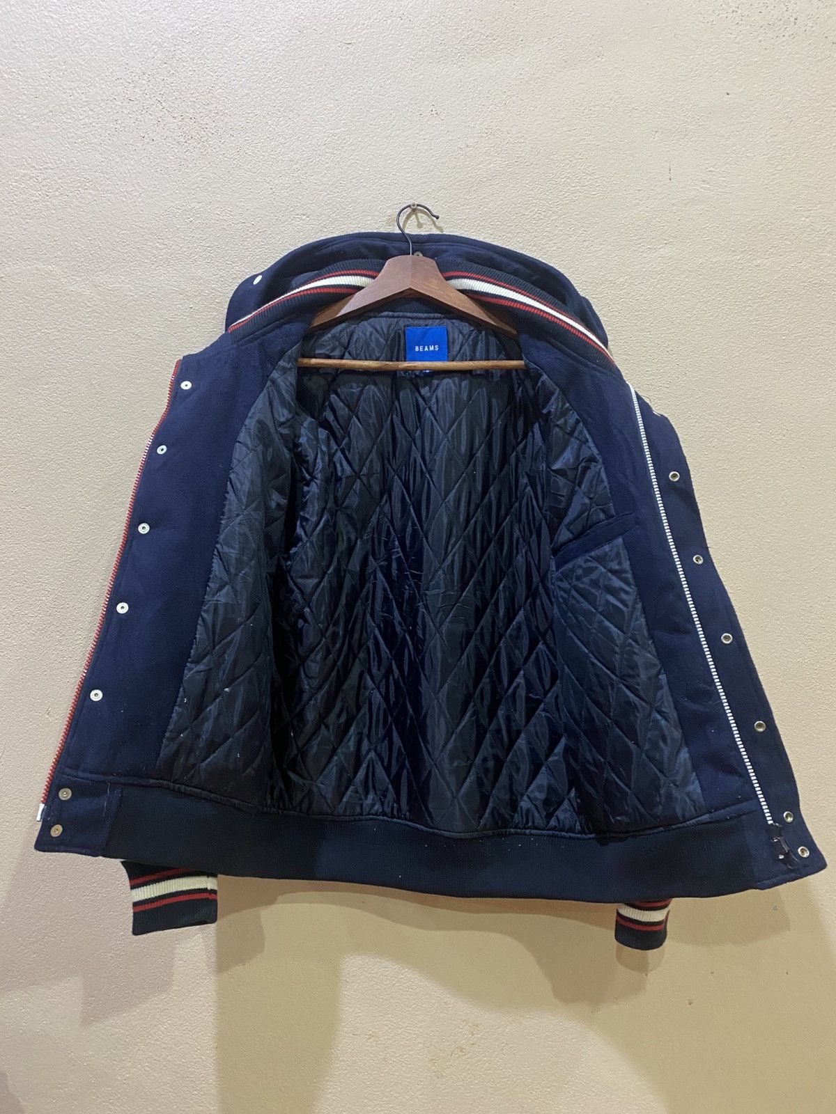 Beams Japan Beams Varsity Hoodie Jacket Size US M / EU 48-50 / 2 - 6 Thumbnail