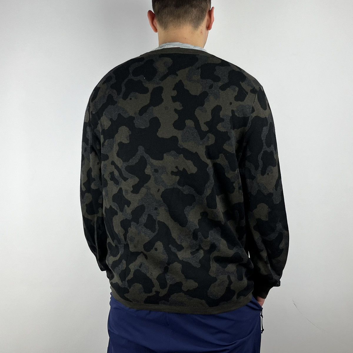 Hugo Hugo boss sweater jumper camouflage size XLarge Size US XL / EU 56 / 4 - 2 Thumbnail