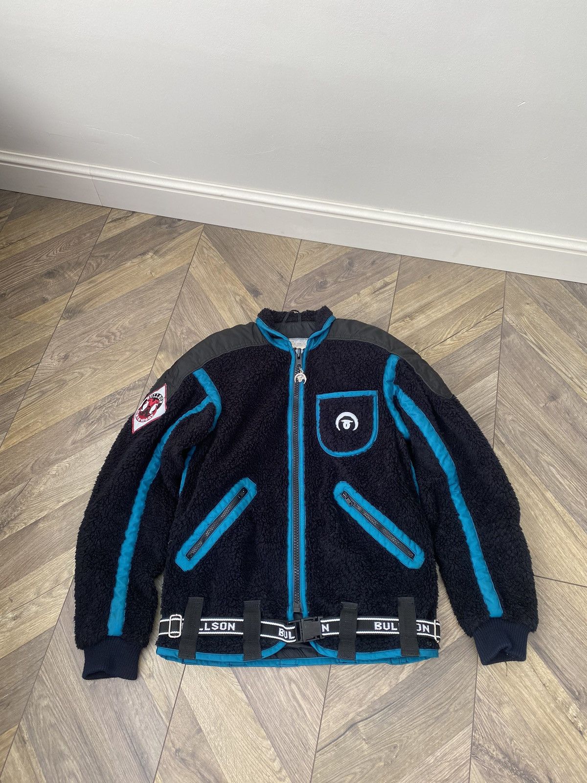 Vintage Vintage Bullson Moto Racing Sherpa Jacket Size US S / EU 44-46 / 1 - 1 Thumbnail