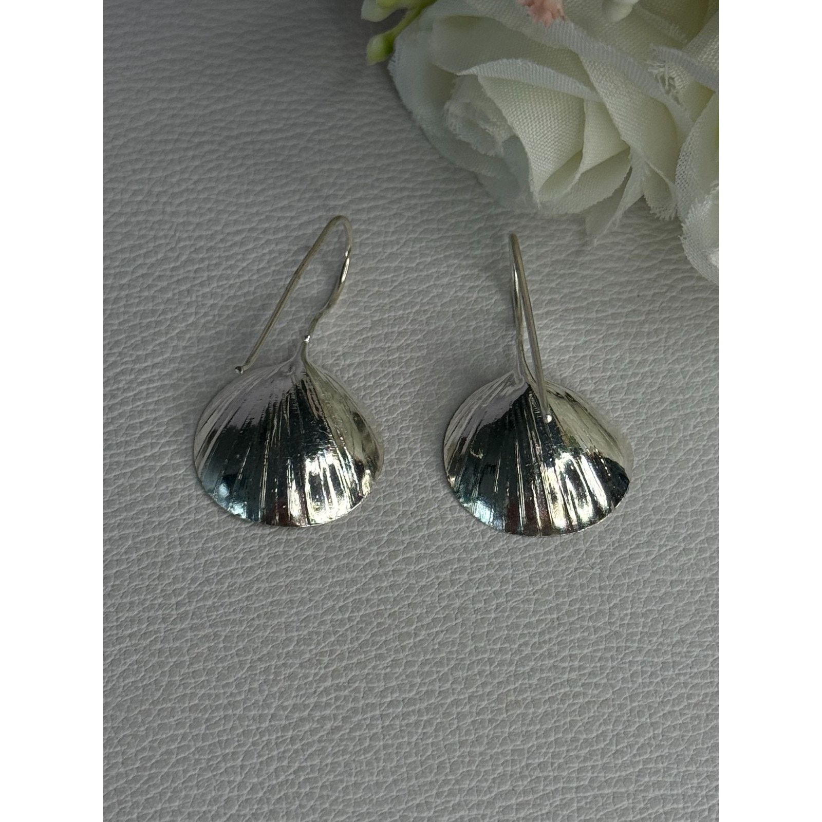 Jewelry 925 STERLING SILVER EARRINGS LENGTH 1.30 INCH Size ONE SIZE - 4 Thumbnail