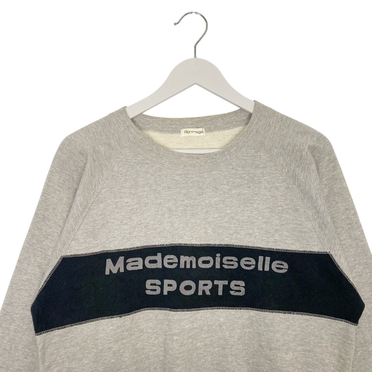 Vintage Vintage Ronmega Crewneck Sweatshirt Grey Pullover Size M Size US M / EU 48-50 / 2 - 4 Thumbnail