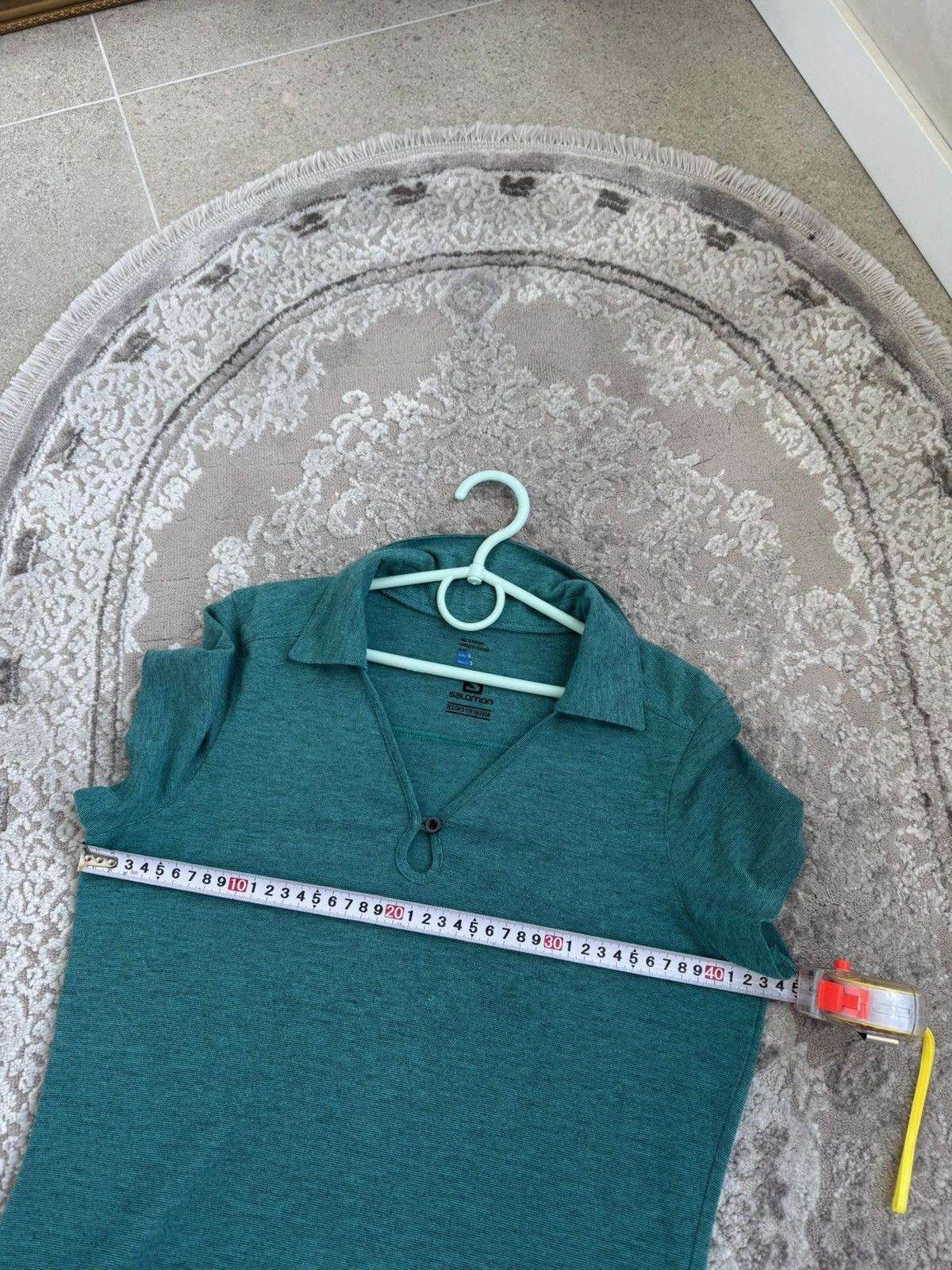 Salomon Solomon Outdoor Women’s Polo Cycling T-Shirt Mountain Aki Size S / US 4 / IT 40 - 8 Thumbnail
