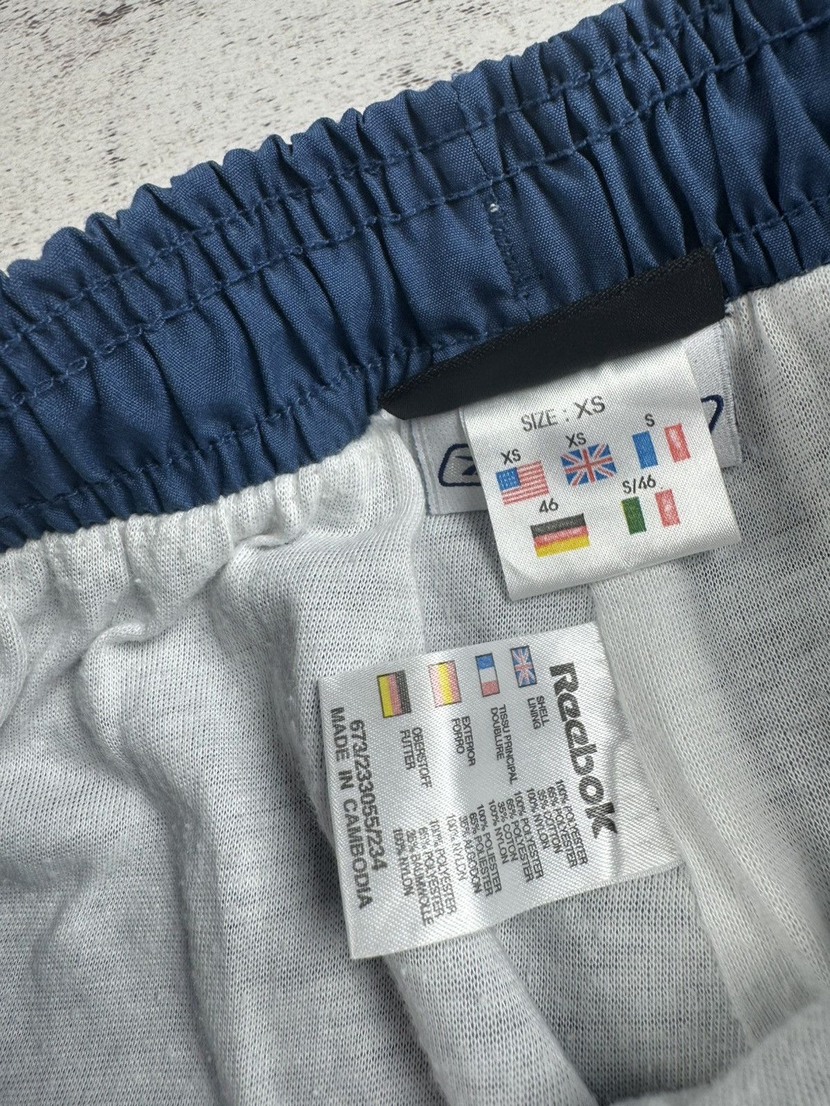 Reebok West Ham 2005 2007 Football Soccer Light Track Suit Pants Jacket Windbreaker Size US S / EU 44-46 / 1 - 24 Thumbnail