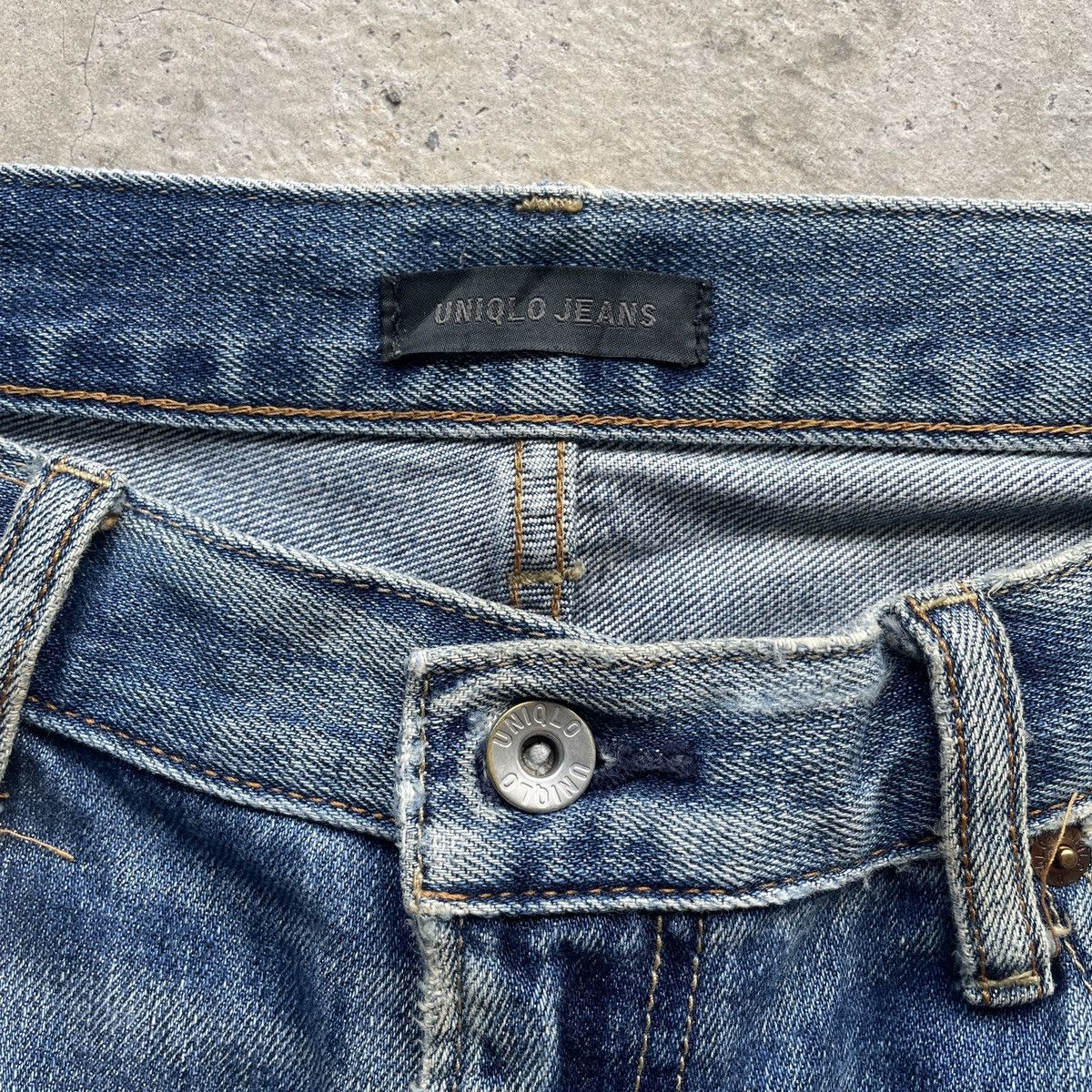 Japanese Brand Vintage Japanese Brand Faded Jeans Denim Pants W35 Size US 35 - 6 Thumbnail