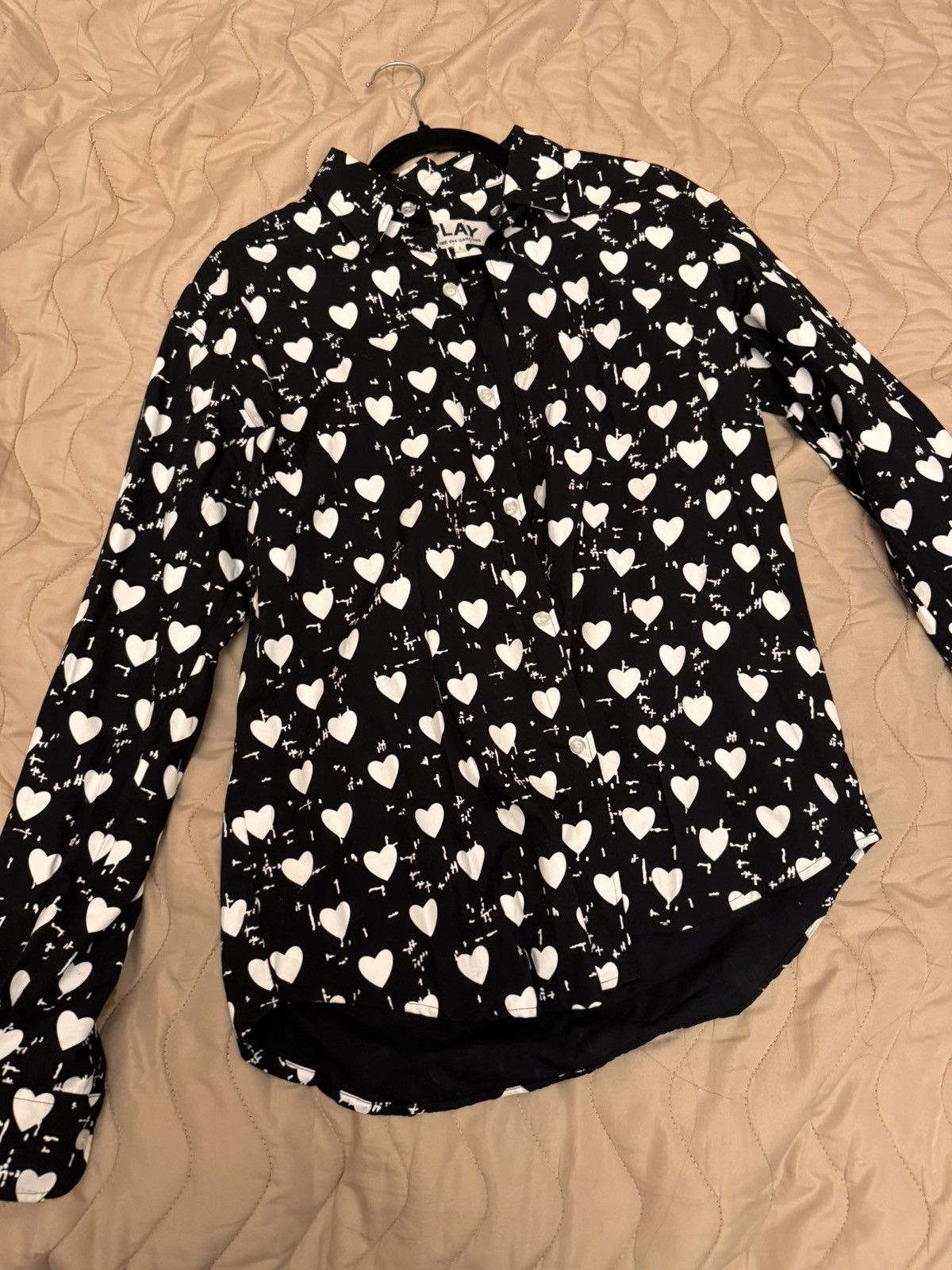 Comme des Garcons PLAY Comme des Garcons long sleeve shirt Size US M / EU 48-50 / 2 - 2 Thumbnail