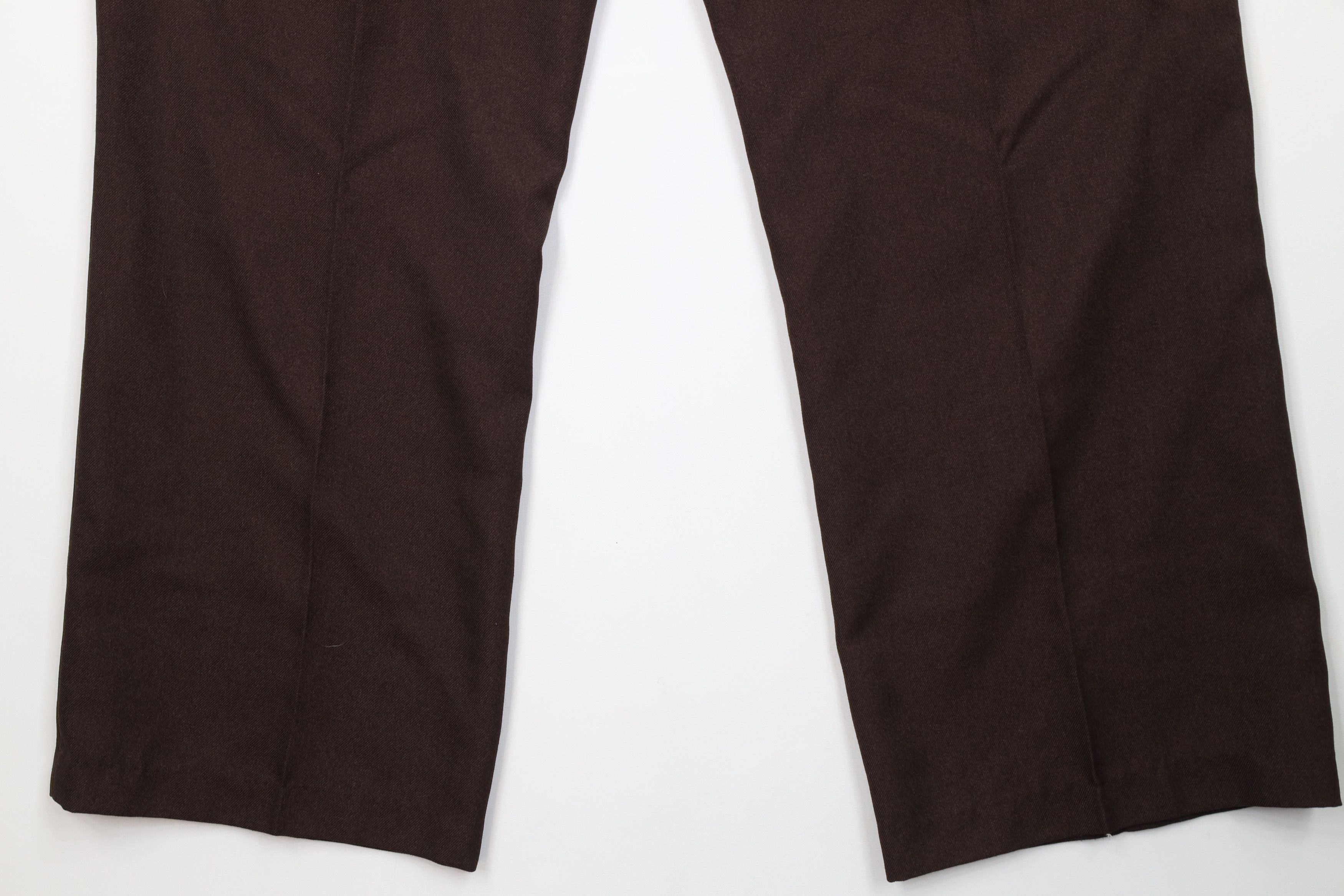 Vintage Vintage 90s Streetwear Wide Leg Chino Pants Brown Polyester Size US 40 / EU 56 - 10 Thumbnail