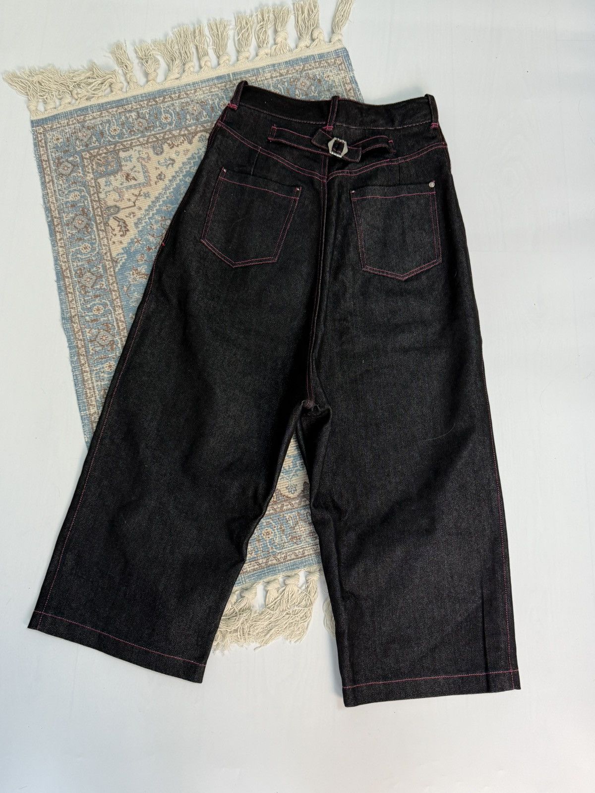 Vaquera Vaquera SS 2019 Baggy Oversized Denim Pants Size US 29 - 2 Thumbnail