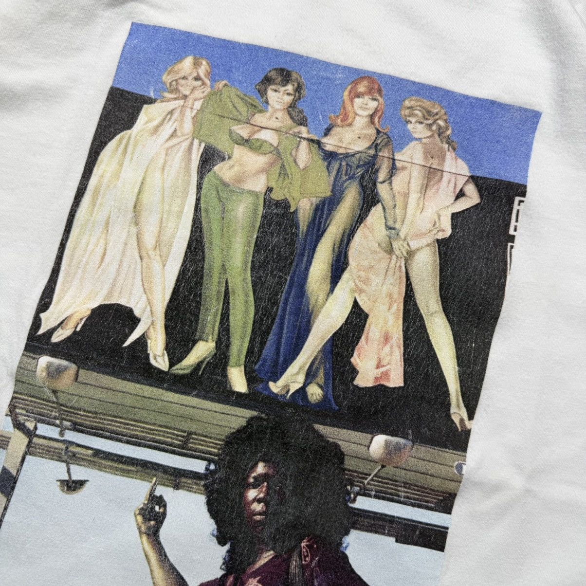 Supreme Supreme American Picture Mens White FW19 Tee Size US L / EU 52-54 / 3 - 3 Thumbnail
