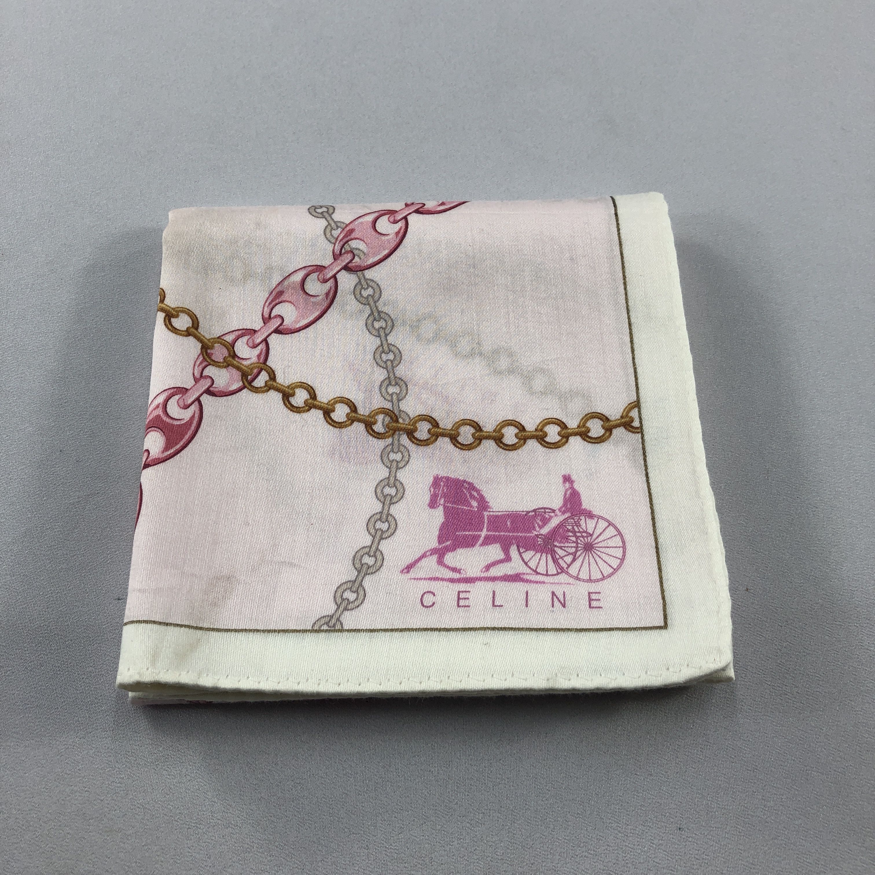 Celine Celine Handkerchief Neckerchief Bandana H3102 Size ONE SIZE - 13 Thumbnail