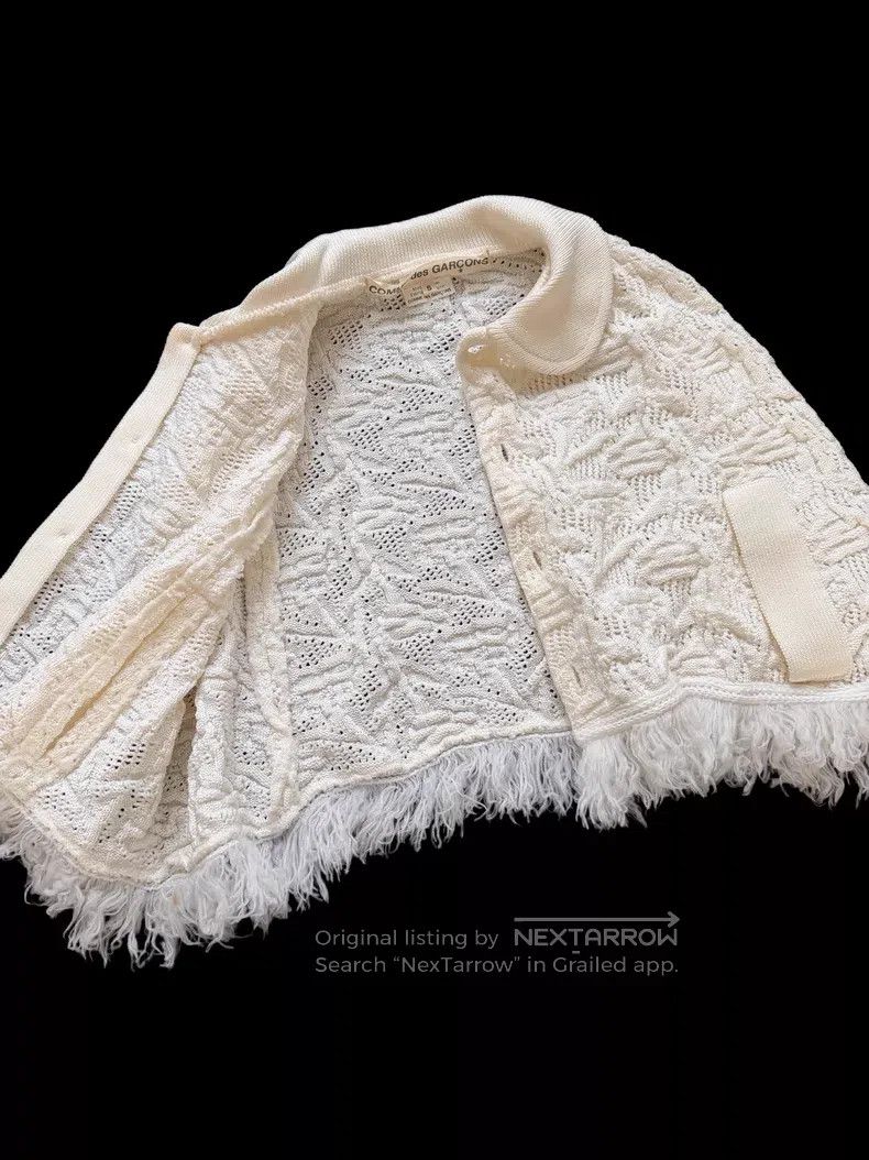 Comme des Garcons Comme des Garcons Openwork Knit Shawl Size S / US 4 / IT 40 - 5 Thumbnail