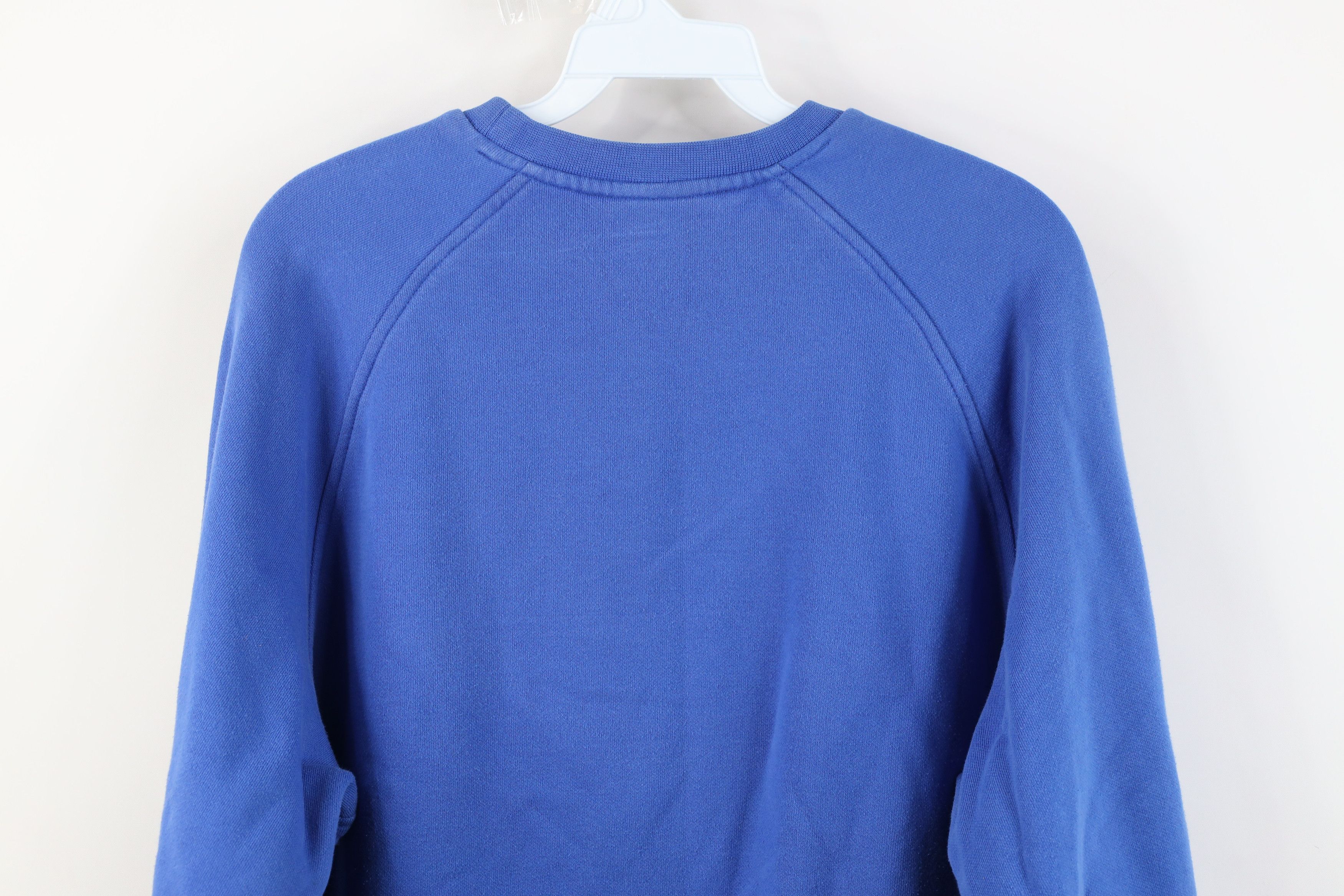 Nike Vintage Nike Travis Scott Mini Swoosh Sweatshirt Royal Blue Size US M / EU 48-50 / 2 - 14 Thumbnail