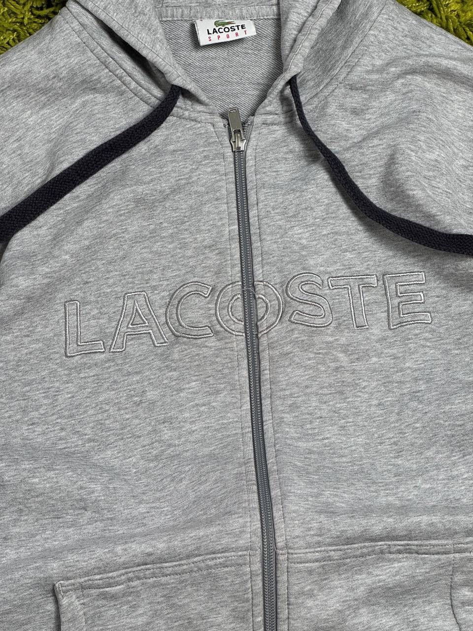 Lacoste × Vintage Y2K Vintage Lacoste Zip Up Hoodie Size US M / EU 48-50 / 2 - 2 Thumbnail