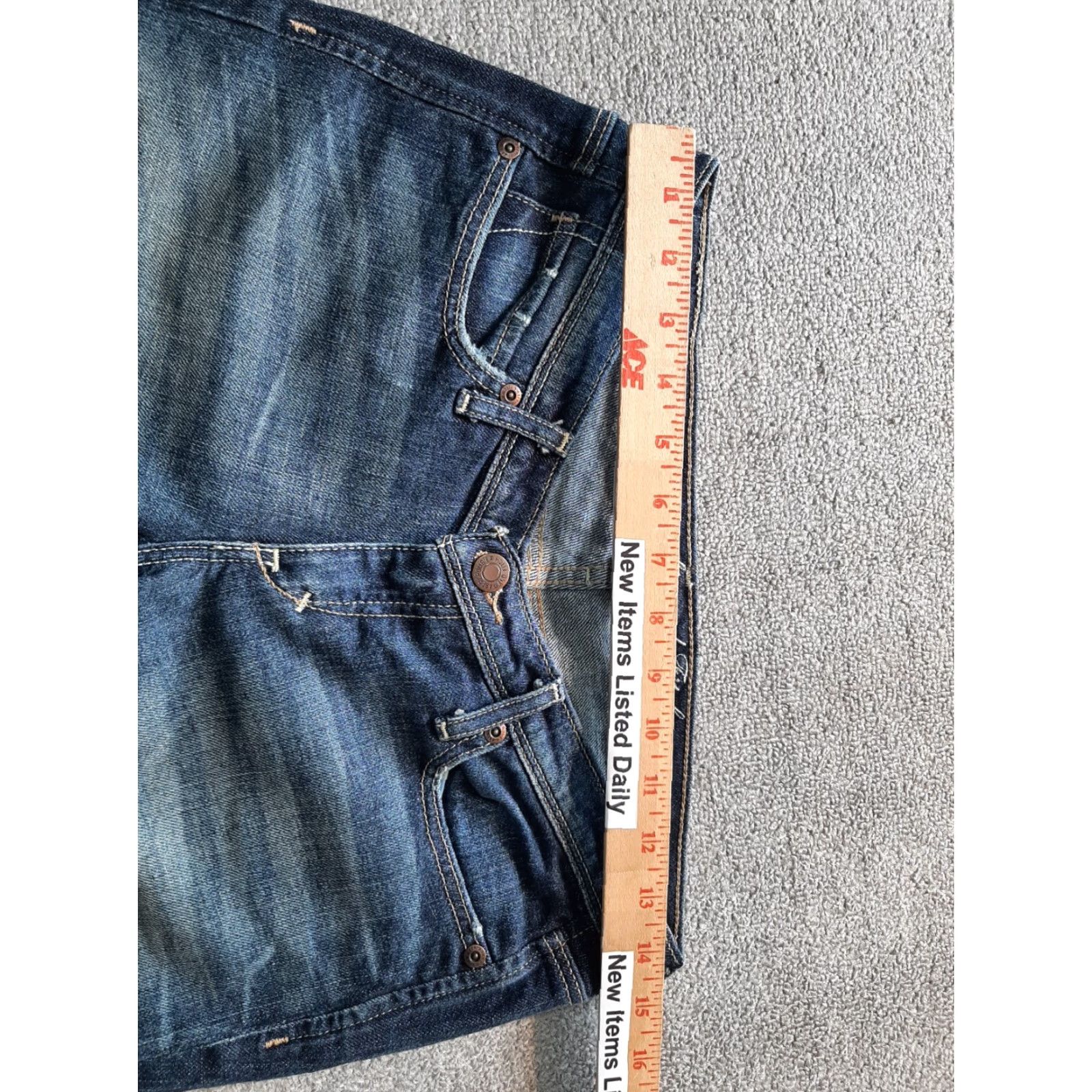 Abercrombie & Fitch Womens sz 2 Abercrombie & Fitch Denim Shorts blue cuffed Size 26" / US 2 / IT 38 - 4 Thumbnail