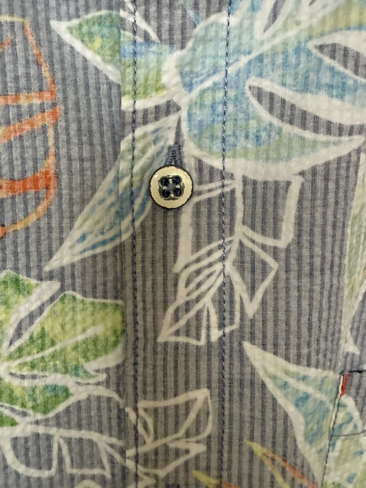 Tommy Bahama Tommy Bahama Blue and Green Casual Button Down Shirt Size US XXL / EU 58 / 5 - 3 Thumbnail