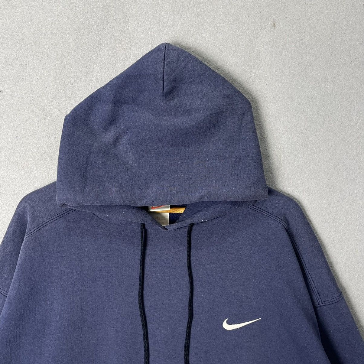 Nike 90s Nike Mini Swoosh Hoodie Navy (XL) Size US L / EU 52-54 / 3 - 2 Thumbnail