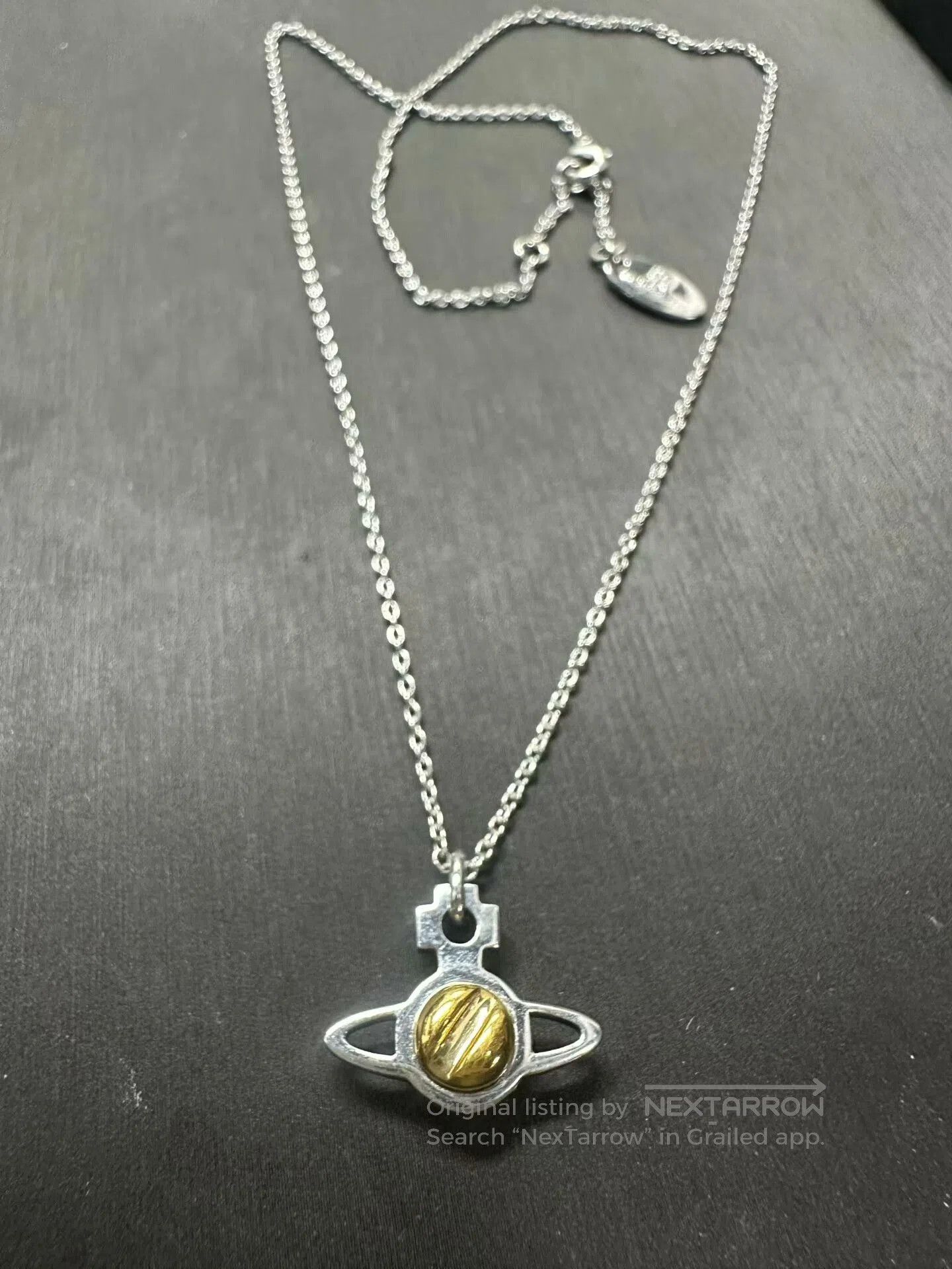 Vivienne Westwood Vivienne Westwood Saturn Necklace. Size ONE SIZE - 1 Thumbnail
