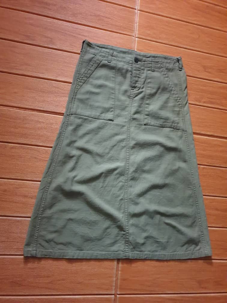 Beams Plus Beams Boy Japanese brand military green Skirt Size 30" / US 8 / IT 44 - 6 Thumbnail