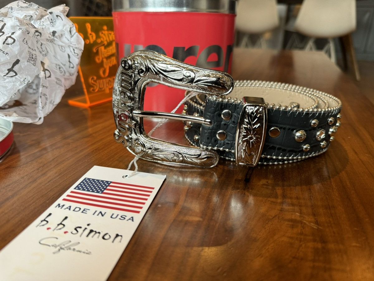 Supreme x B.B. Simon Studded Ranger Belt Supreme BB Simon Studded