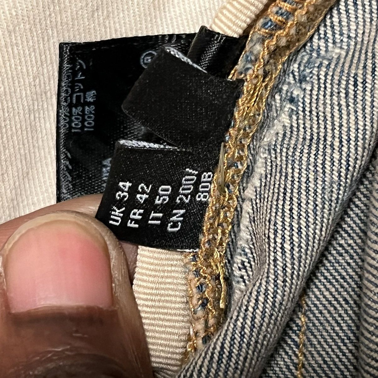 Amiri Amiri Flannel Core Logo Jeans Clay Indigo Size US 34 / EU 50 - 12 Thumbnail