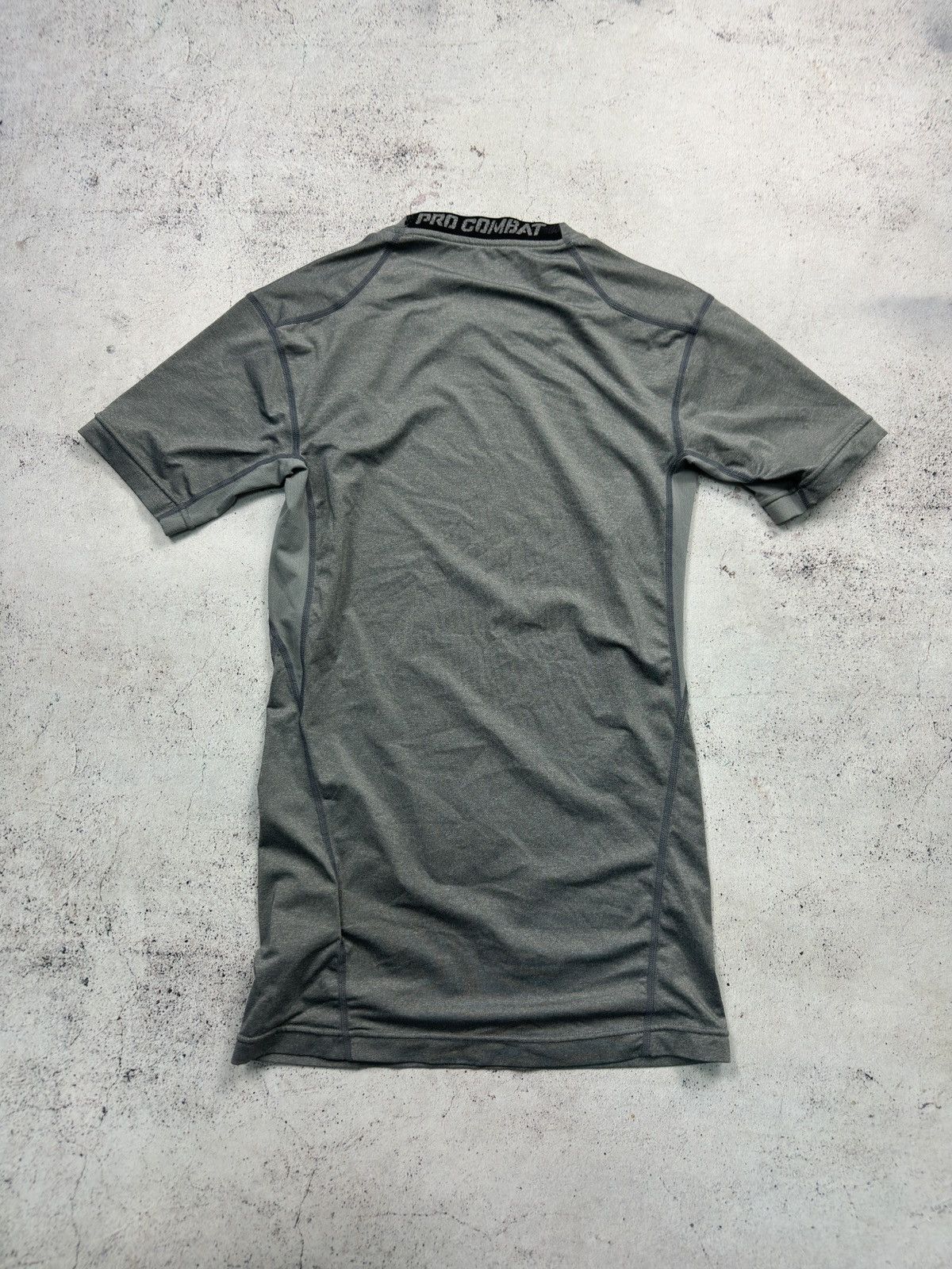 Nike Nike Pro Combat Gray Training T Shirt Size S Size US S / EU 44-46 / 1 - 8 Thumbnail