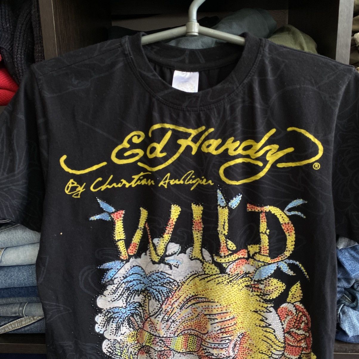 Ed Hardy Vintage Ed Hardy by Christian Audigier y2k opium tee Size US M / EU 48-50 / 2 - 2 Thumbnail