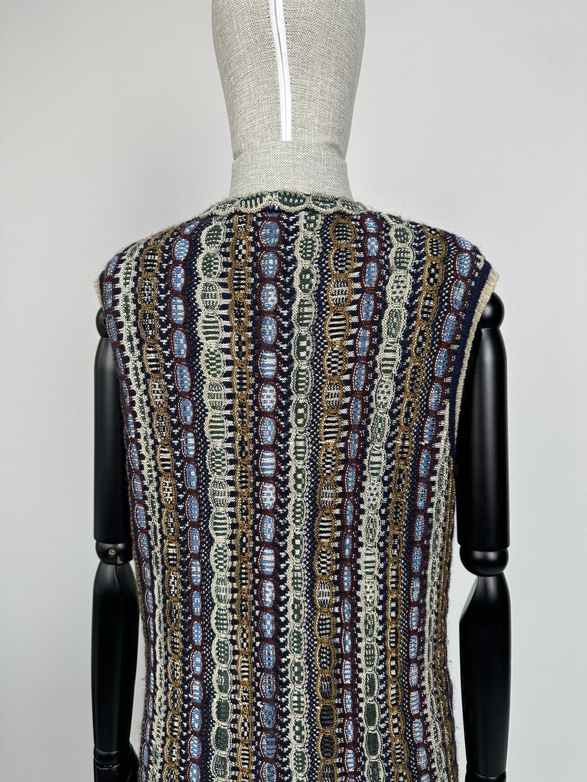 Missoni MISSONI Long Knit Vest Cardigan Sleeveless Wool Mohair Sz 42 Size M / US 6-8 / IT 42-44 - 10 Thumbnail