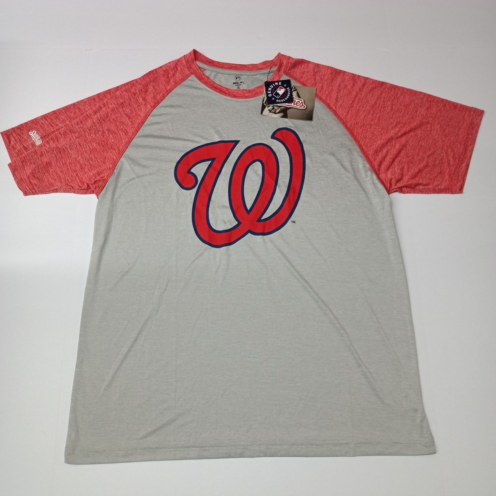 Stitch's Jeans Washington Nationals Shirt Mens L Gray Stitches Baseball MLB Size US L / EU 52-54 / 3 - 1 Thumbnail